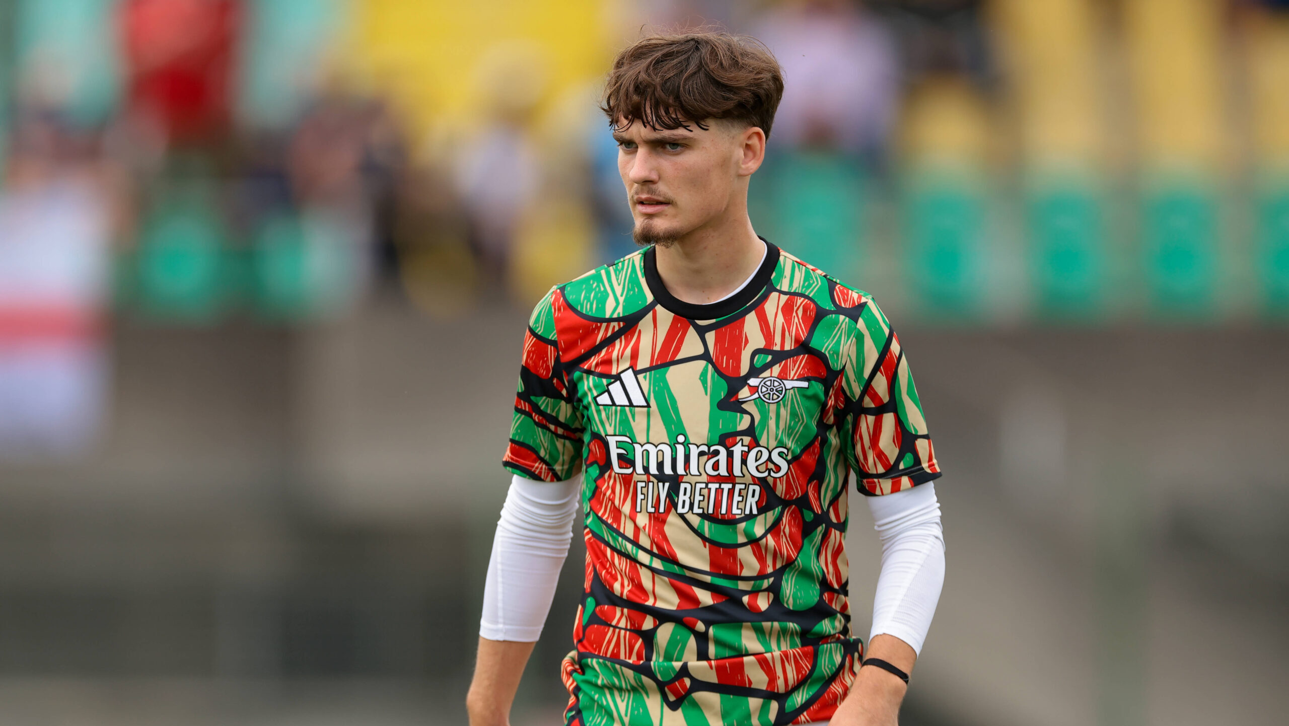 Caravaggio, Italy, 19th September 2024. Michal Rosiak of Arsenal FC during the warm up prior to the UEFA Youth League match at Stadio Comunale di Caravaggio, Caravaggio. Picture credit should read: Jonathan Moscrop / Sportimage EDITORIAL USE ONLY. No use with unauthorised audio, video, data, fixture lists, club/league logos or live services. Online in-match use limited to 120 images, no video emulation. No use in betting, games or single club/league/player publications. SPI-3305-0064
2024.09.19 
pilka nozna

Foto IMAGO/PressFocus

!!! POLAND ONLY !!!