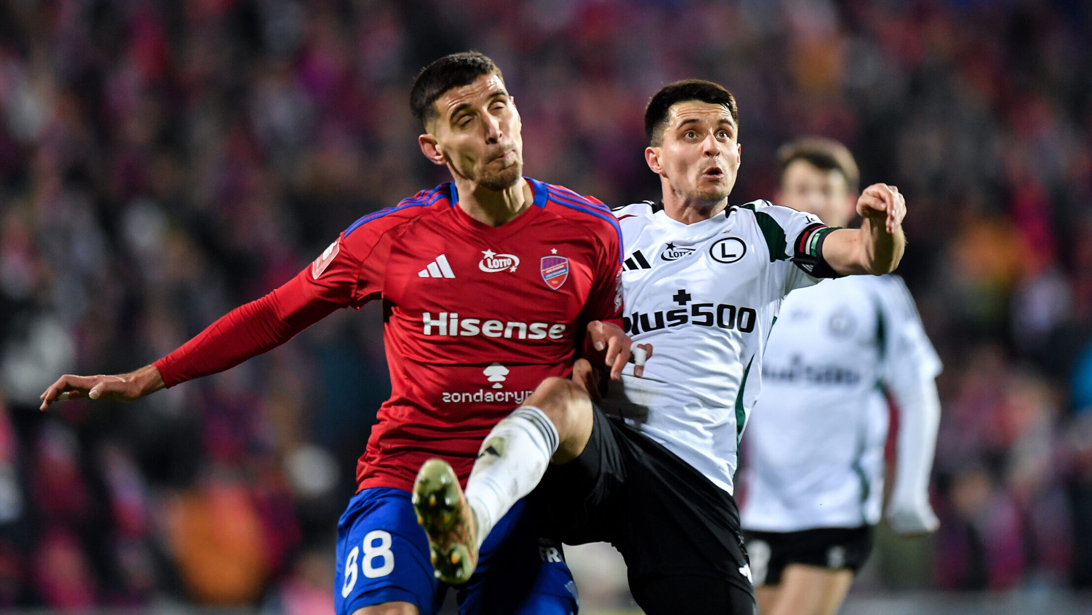 2025.03.16 Czestochowa
Pilka nozna PKO Ekstraklasa sezon 2024/2025
Rakow Czestochowa - Legia Warszawa
N/z Matej Rodin Bartosz Kapustka
Foto Mateusz Sobczak / PressFocus

2025.03.16 Czestochowa
Football Polish League PKO Ekstraklasa season 2024/2025
Rakow Czestochowa - Legia Warszawa
Matej Rodin Bartosz Kapustka
Credit: Mateusz Sobczak / PressFocus