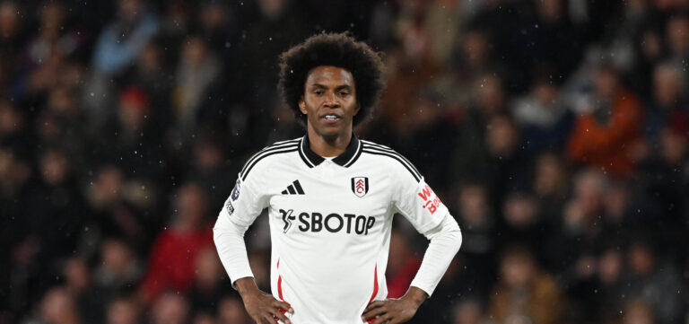Bournemouth v Fulham Premier League 14/04/2025. Willian 22 of Fulham during the Premier League match between Bournemouth and Fulham at the Vitality Stadium, Bournemouth, England on 14 April 2025. Bournemouth Vitality Stadium Dorset England Editorial use only DataCo restrictions apply See www.football-dataco.com , Copyright: xGrahamxHuntx PSI-21832-0324
2025.04.14 Bournemouth
pilka nozna , liga angielska
AFC Bournemouth - Fulham
Foto IMAGO/PressFocus

!!! POLAND ONLY !!!