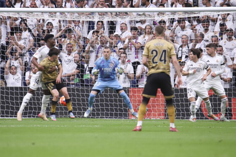 Spanish La Liga EA Sports soccer match Real Madrid vs Real Sociedad at Santiago Bernabeu Stadium in Madrid, spain 24 May 2025 Lunin 900/Cordon Press PUBLICATIONxNOTxINxFRAxESP 900/CordonxPress LOF - Real Madrid vs Real Sociedad
2025.05.24 Madryt
pilka nozna , liga hiszpanska
Real Madryt - Real Sociedad San Sebastian
Foto IMAGO/PressFocus

!!! POLAND ONLY !!!