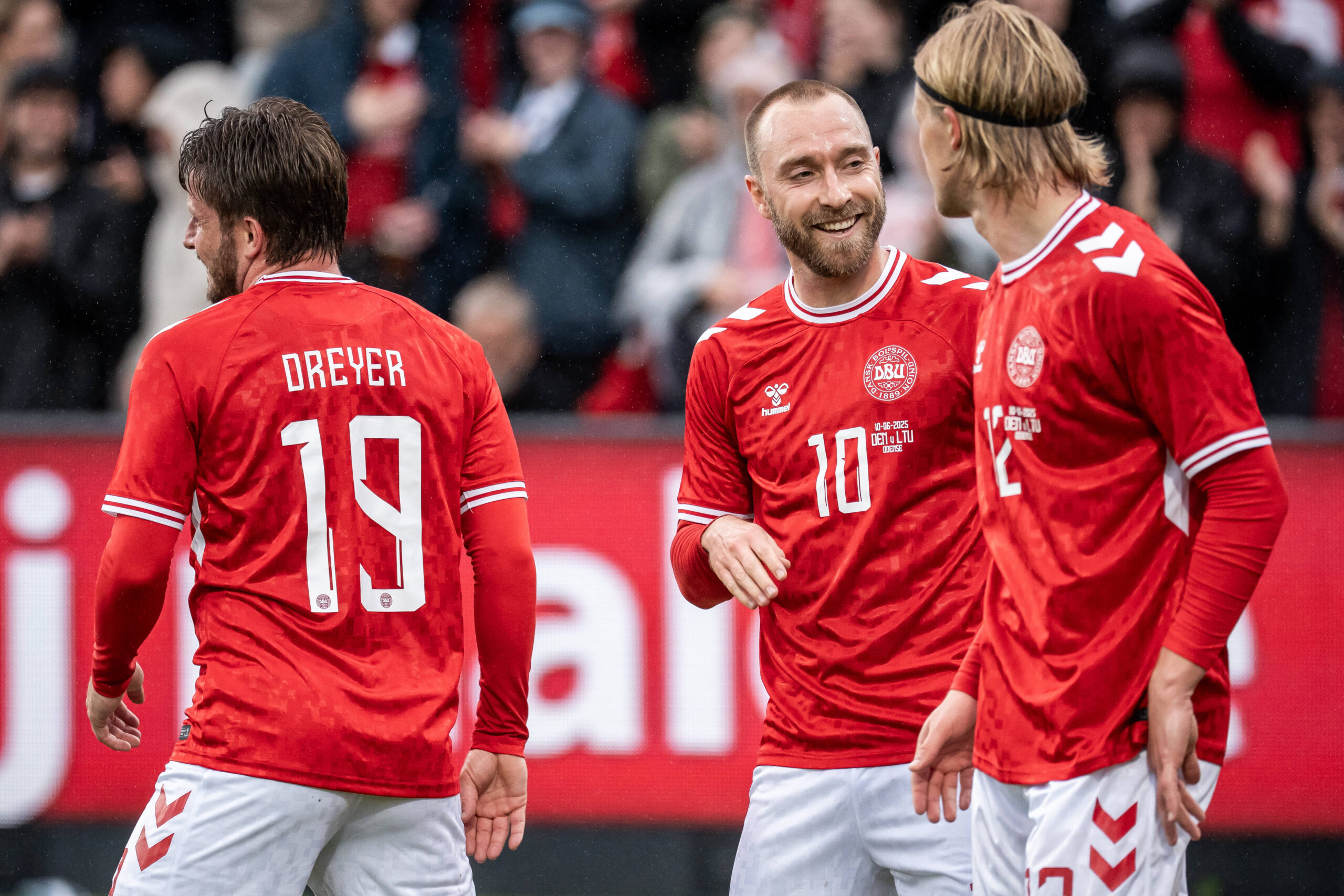 Denmark v Lithuania, football friendly, Odense, Denmark Odense, Denmark. 10th, June 2025. Christian Eriksen 10 of Denmark scores for 2-0 during the football friendly between Denmark and Lithuania at Odense Stadion in Odense. Denmark, Odense PUBLICATIONxNOTxINxDENxNORxFINxBEL Copyright: xGonzalesxPhoto/KentxRasmussenx
2025.06.10 Odense
pilka nozna , miedzynarodowy mecz towarzyski
Dania - Litwa
Foto IMAGO/PressFocus

!!! POLAND ONLY !!!