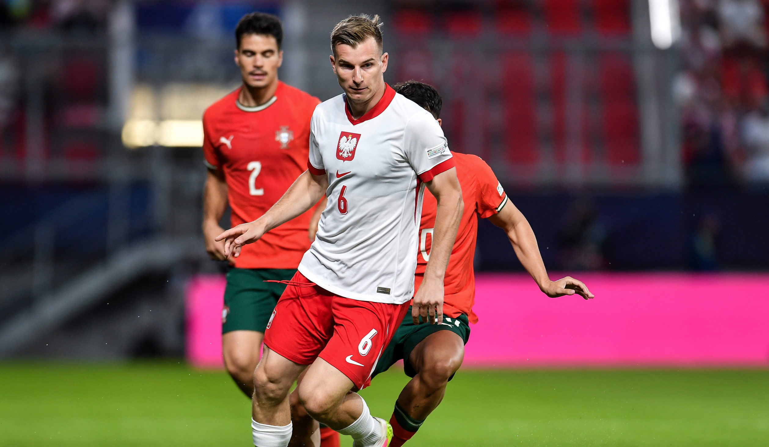 2025.06.14 Trenczyn
Pilka nozna kadra reprezentacja Mistrzostwa Europy U21 Slowacja 2025
Portugalia - Polska
N/z Mateusz Legowski
Foto Mateusz Sobczak / PressFocus

2025.06.14 Trencin
Football 2025 UEFA European Under 21 Championship
Portugal v Poland
Mateusz Legowski
Credit: Mateusz Sobczak / PressFocus