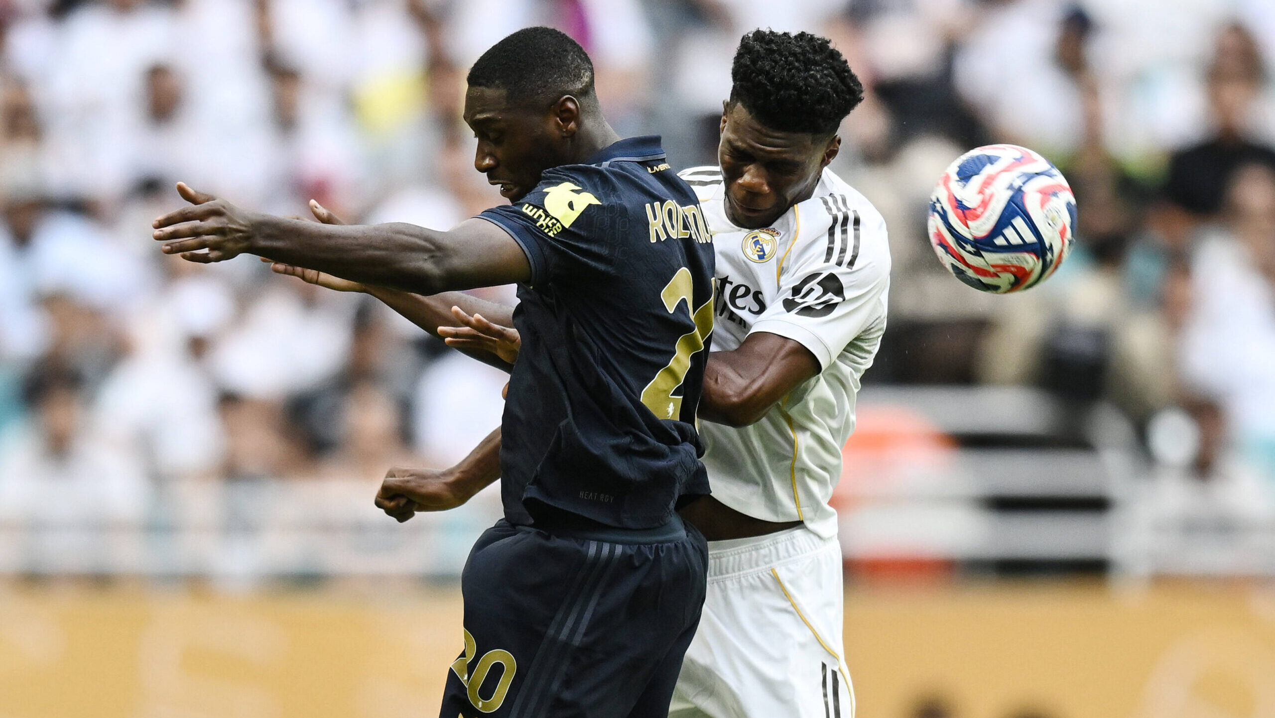 Db Miami 01/07/2025 - FIFA Club World Cup 2025 / Real Madrid-Juventus / foto Daniele Buffa/Image nella foto: Randal Kolo Muani-Aurelien Tchouameni PUBLICATIONxNOTxINxITA
2025.07.01 Miami Gardens
pilka nozna , klubowe mistrzostwa swiata w pilce noznej FIFA
Real Madryt - Juventus Turyn
Foto IMAGO/PressFocus

!!! POLAND ONLY !!!