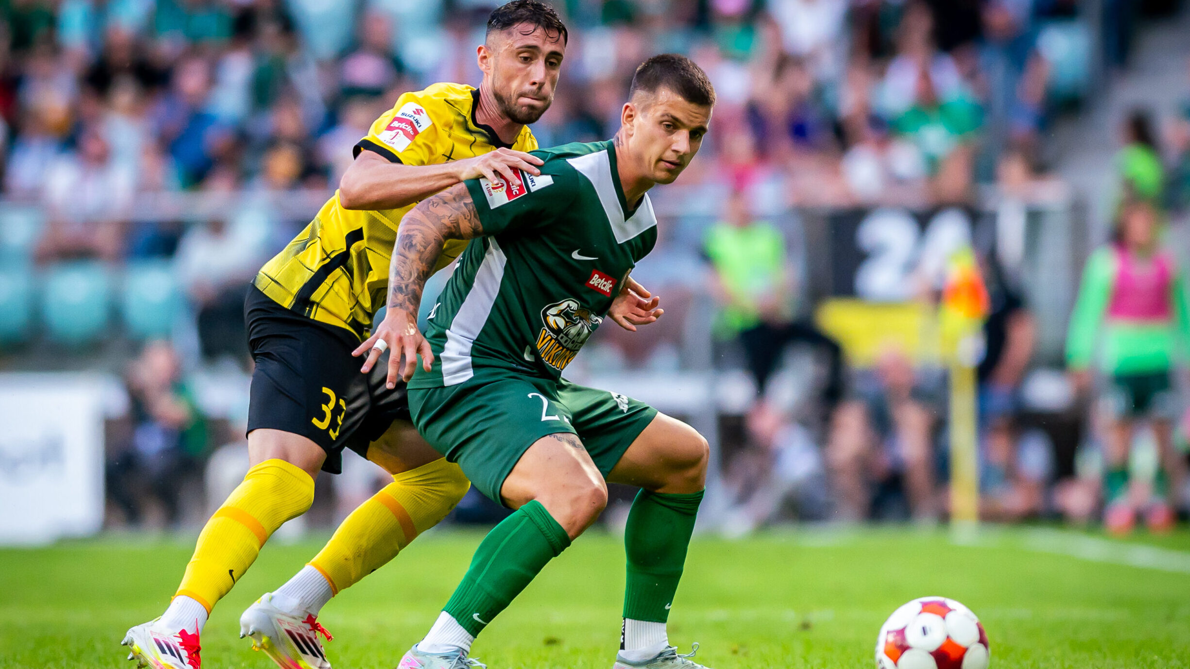 2025.07.18 Wroclaw
pilka nozna - Betclic 1.Liga sezon 2025/2026
Slask Wroclaw - Wieczysta Krakow
N/z Kamil Pestka Mateusz Zukowski
Foto Gleb Soboliev / PressFocus

2025.07.18 Wroclaw
football - polish first league
Slask Wroclaw - Wieczysta Krakow
Kamil Pestka Mateusz Zukowski
Credit: Gleb Soboliev / PressFocus