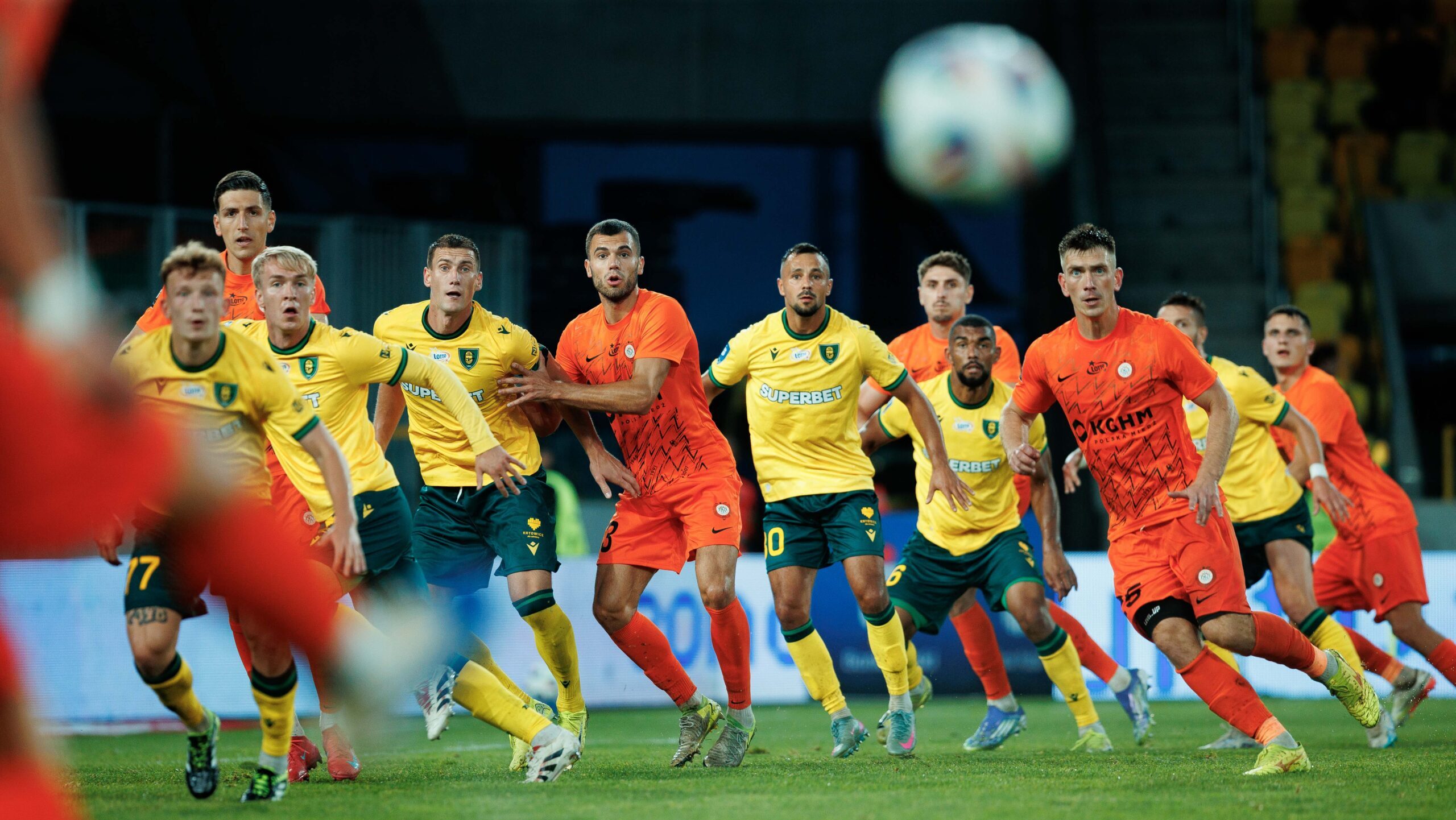 2025.07.28 Katowice
Pilka nozna PKO Ekstraklasa sezon 2024/2025
GKS Katowice - KGHM Zaglebie Lubin
N/z Bartosz Nowak Michail Kosidis Aleksander Buksa Arkadiusz JedrychRoman Yakuba Jakuba Alan Czerwinski Lukas Klemenz Michal Nalepa
Foto Tomasz Folta / PressFocus

2025.07.28 Katowice
Football PKO Ekstraklasa season 2024/2025
GKS Katowice - KGHM Zaglebie Lubin
Bartosz Nowak Michail Kosidis Aleksander Buksa Arkadiusz JedrychRoman Yakuba Jakuba Alan Czerwinski Lukas Klemenz Michal Nalepa
Credit: Tomasz Folta / PressFocus