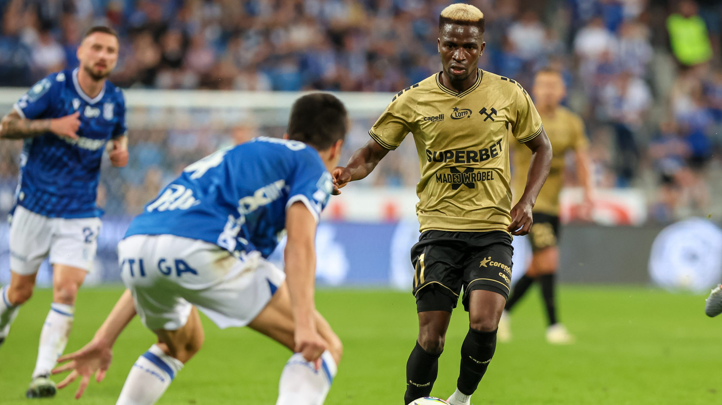 2025.08.02 Poznan
Pilka nozna Ekstraklasa sezon 2025/2026
Lech Poznan - Gornik Zabrze
N/z Taofeek Ismaheel Filip Jagiello
Foto Pawel Jaskolka / PressFocus

2025.08.02 Poznan
Football Polish Ekstraklasa season 2024/2025
Lech Poznan - Gornik Zabrze
Credit: Pawel Jaskolka / PressFocus