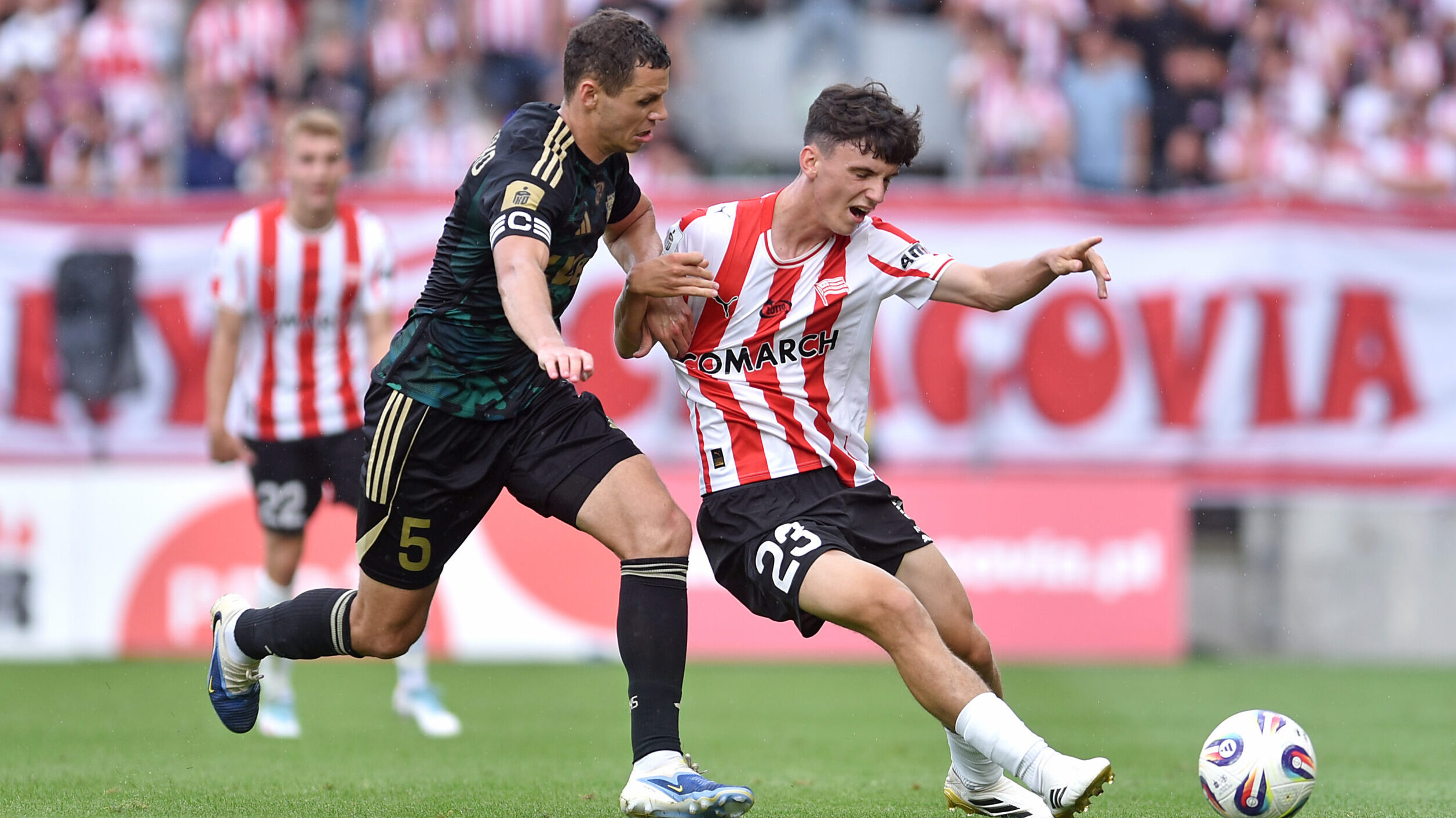 2025.08.03 Krakow
Pilka nozna , PKO BP Ekstraklasa sezon 2025/26
Cracovia Krakow - Lechia Gdansk
N/z Iwan Zelizko Ivan Zhelizko, Fabian Bzdyl
Foto Krzysztof Porebski / PressFocus

2025.08.03 Krakow
Football Polish top league , 2025/2026 season
Cracovia Krakow - Lechia Gdansk
Iwan Zelizko Ivan Zhelizko, Fabian Bzdyl
Credit: Krzysztof Porebski / PressFocus