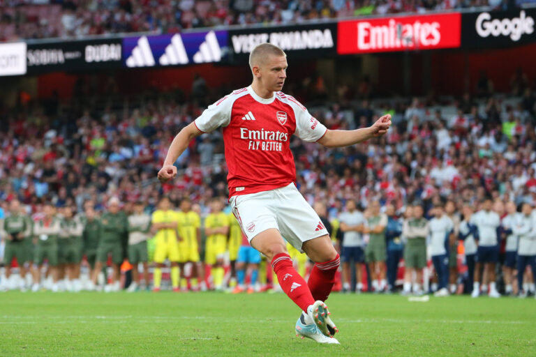 Arsenal FC v Villarreal CF, Pre-Season Friendly Oleksandr Zinchenko of Arsenal scoring during the post match penalty shootout during the Arsenal FC v Villarreal CF Pre-Season friendly match at the Emirates Stadium, London, England, United Kingdom on 6 August 2025 Credit: Katie Chan/Every Second Media Editorial use only. All images are copyright Every Second Media Limited. No images may be reproduced without prior permission. Copyright: xIMAGO/EveryxSecondxMediax ESM-1543-0104 KatiexChanx/xEveryxSecondxMediax
2025.08.06 Londyn
pilka nozna sparing mecz towarzyski
Arsenal Londyn - Villarreal CF
Foto IMAGO/PressFocus

!!! POLAND ONLY !!!