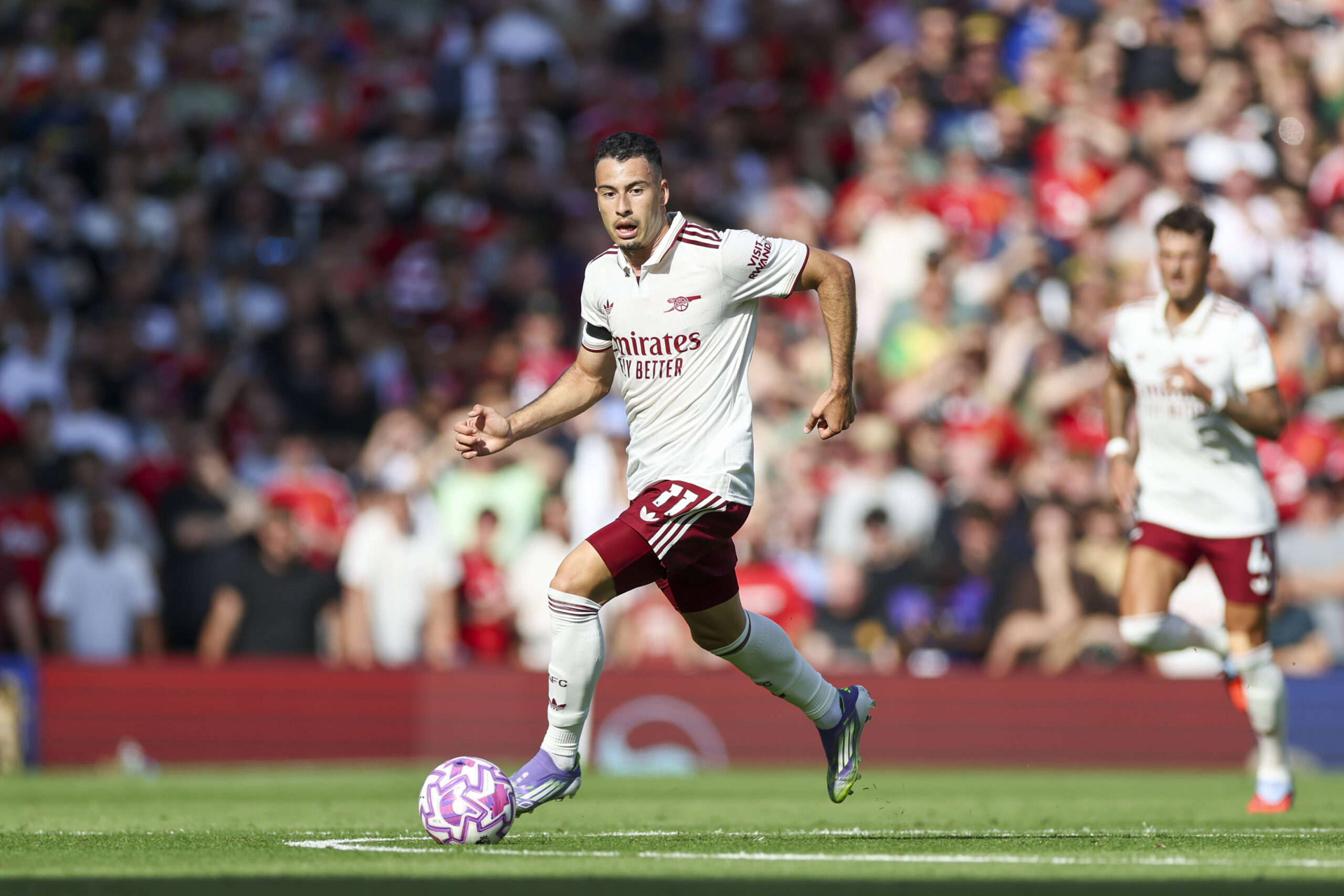Manchester United, ManU FC v Arsenal FC, English Premier League Arsenal forward Gabriel Martinelli 11 during the Manchester United FC v Arsenal FC English Premier League match at Old Trafford, Manchester, England, United Kingdom on 17 August 2025 Credit: Phil Duncan/Every Second Media Editorial use only. All images are copyright Every Second Media Limited. No images may be reproduced without prior permission. All rights reserved. Premier League and Football League images are subject to licensing agreements with Football DataCo Limited. see https://www.football-dataco.com Copyright: xIMAGO/EveryxSecondxMediax ESM-1556-0114 PhilxDuncanx/xEveryxSecondxMediax
2025.08.17 Manchester
pilka nozna , liga angielska
Manchester United - Arsenal Londyn
Foto IMAGO/PressFocus

!!! POLAND ONLY !!!