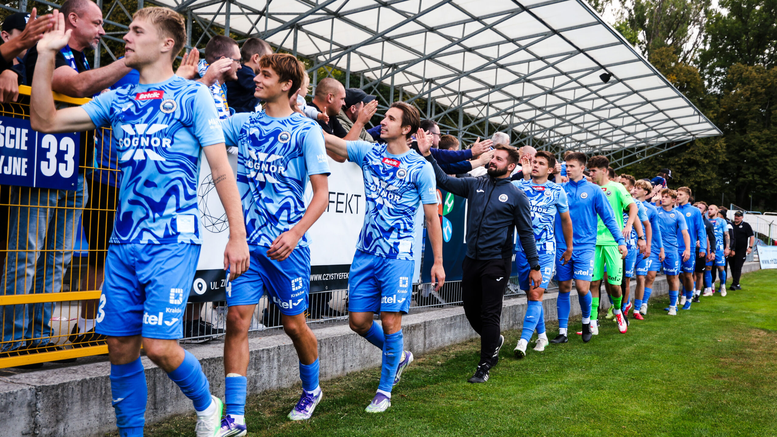 2025.08.23 Krakow
Pilka nozna Betclic 2 Liga Sezon 2025/2026
Hutnik Krakow - Sandecja Nowy Sacz
N/z radosc wygrana Hutnik Krakow
Foto Marta Badowska / PressFocus

2025.08.23 Krakow
Football Polish Betclic 2 League 2025/2026
radosc wygrana Hutnik Krakow
Credit: Marta Badowska / PressFocus