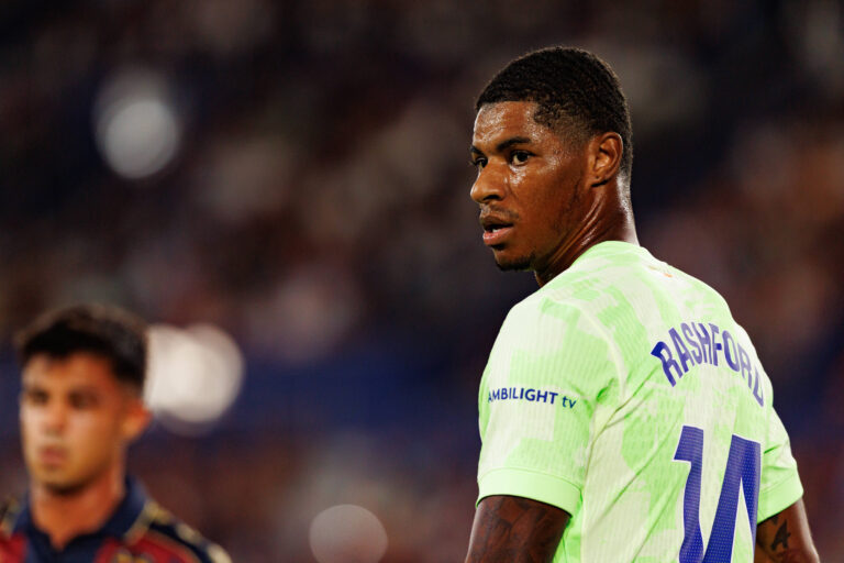Marcus Rashford seen during LaLiga EA SPORTS game between teams of UD Levante and FC Barcelona, Barca at Estadio Ciudad de Valencia Maciej Rogowski Valencia Estadio de Balaidos Spain Copyright: xMaciejxRogowskix levantevsfcbarcelona2526-119
2025.08.23 Walencja
pilka nozna liga hiszpanska
Levante UD - FC Barcelona
Foto IMAGO/PressFocus

!!! POLAND ONLY !!!