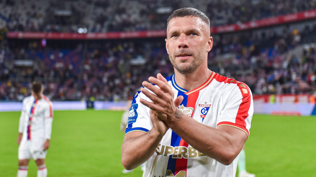 2025.08.23 Zabrze
Pilka nozna PKO BP Ekstraklasa Sezon 2025/2026
Gornik Zabrze - GKS Katowice
N/z Lukas Podolski, radosc, wygrana, zwyciestwo
Foto Marcin Bulanda / PressFocus

2025.08.23 Zabrze
Football Polish PKO BP Ekstraklasa League Season 2025/2026
Gornik Zabrze - GKS Katowice
Lukas Podolski, radosc, wygrana, zwyciestwo
Credit: Marcin Bulanda / PressFocus