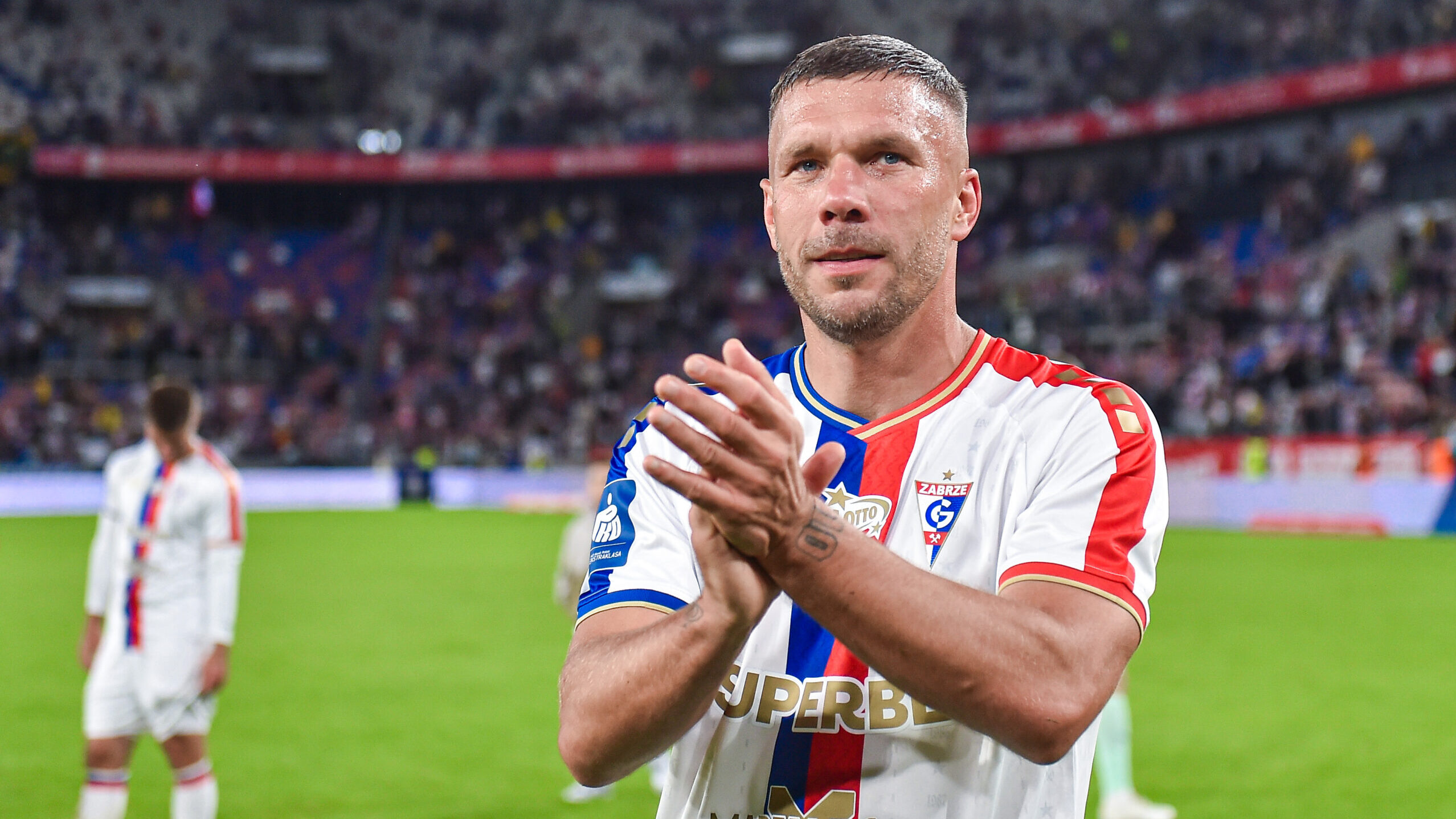 2025.08.23 Zabrze
Pilka nozna PKO BP Ekstraklasa Sezon 2025/2026
Gornik Zabrze - GKS Katowice
N/z Lukas Podolski, radosc, wygrana, zwyciestwo
Foto Marcin Bulanda / PressFocus

2025.08.23 Zabrze
Football Polish PKO BP Ekstraklasa League Season 2025/2026
Gornik Zabrze - GKS Katowice
Lukas Podolski, radosc, wygrana, zwyciestwo
Credit: Marcin Bulanda / PressFocus