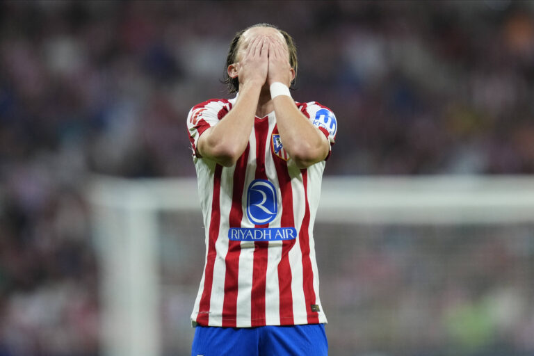 ESP: Atletico de Madrid - Elche CF. La Liga EA Sports. Date 2 Conor Gallagher of Atletico de Madrid reacts during the La Liga EA Sports match between Atletico de Madrid and Elche CF played at Riyadh Metropolitano Stadium on August 23, 2025 in Madrid. kpng Copyright: xCesarxCebollax/xPRESSINx PS_250822_ATM_ELC_2526_074
2025.08.24 Madryt
pilka nozna liga hiszpanska
Atletico Madryt - Elche CF
Foto IMAGO/PressFocus

!!! POLAND ONLY !!!