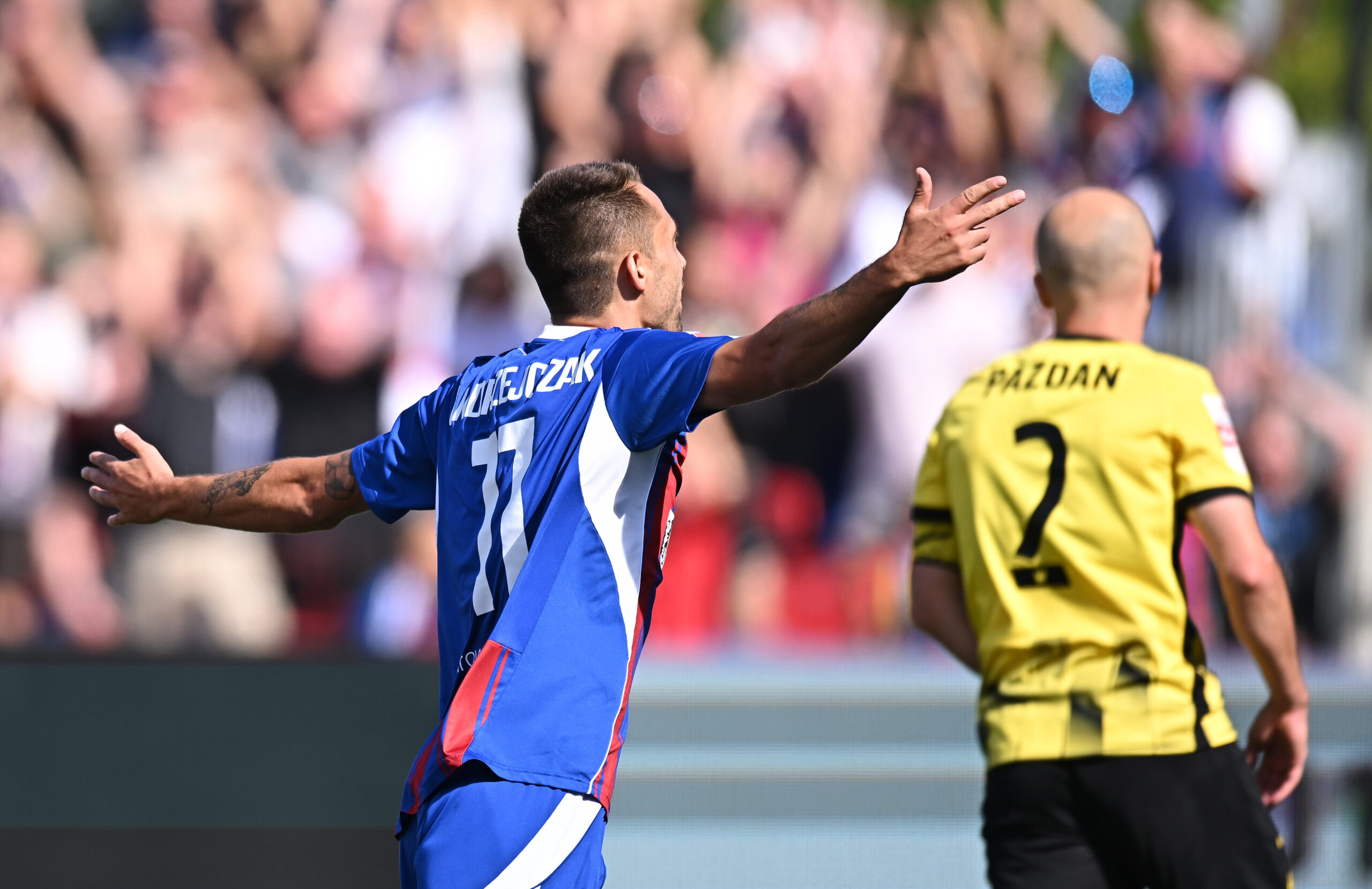 2025.08.30 Bytom
Pilka nozna Pierwsza Liga Betclic 1 Liga Sezon 2025/2026 Polonia Bytom - Wieczysta Krakow
N/z Konrad Andrzejczak gol bramka radosc 1-0
Foto Norbert Barczyk / PressFocus

2025.08.30 Bytom
Football Polish Betclic First I League Season 2025/2026
Konrad Andrzejczak gol bramka radosc 1-0
Credit: Norbert Barczyk / PressFocus