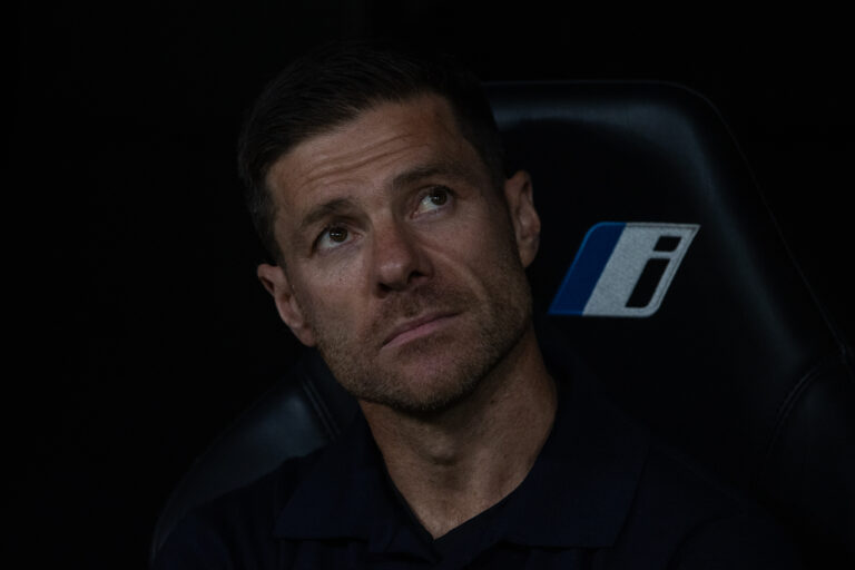 Xabi Alonso, Real Madrid coach reacts during the EA SPORTS La Liga 2025-2026 match between Real Madrid and Real Mallorca at the Santiago Bernabeu Stadium. Final scores; Real Madrid 2 - 1 Real Mallorca. (Photo by David Canales / SOPA Images/Sipa USA)
2025.08.30 Madryt
pilka nozna liga hiszpanska
Real Madryt - RCD Mallorca
Foto SOPA Images/SIPA USA/PressFocus

!!! POLAND ONLY !!!