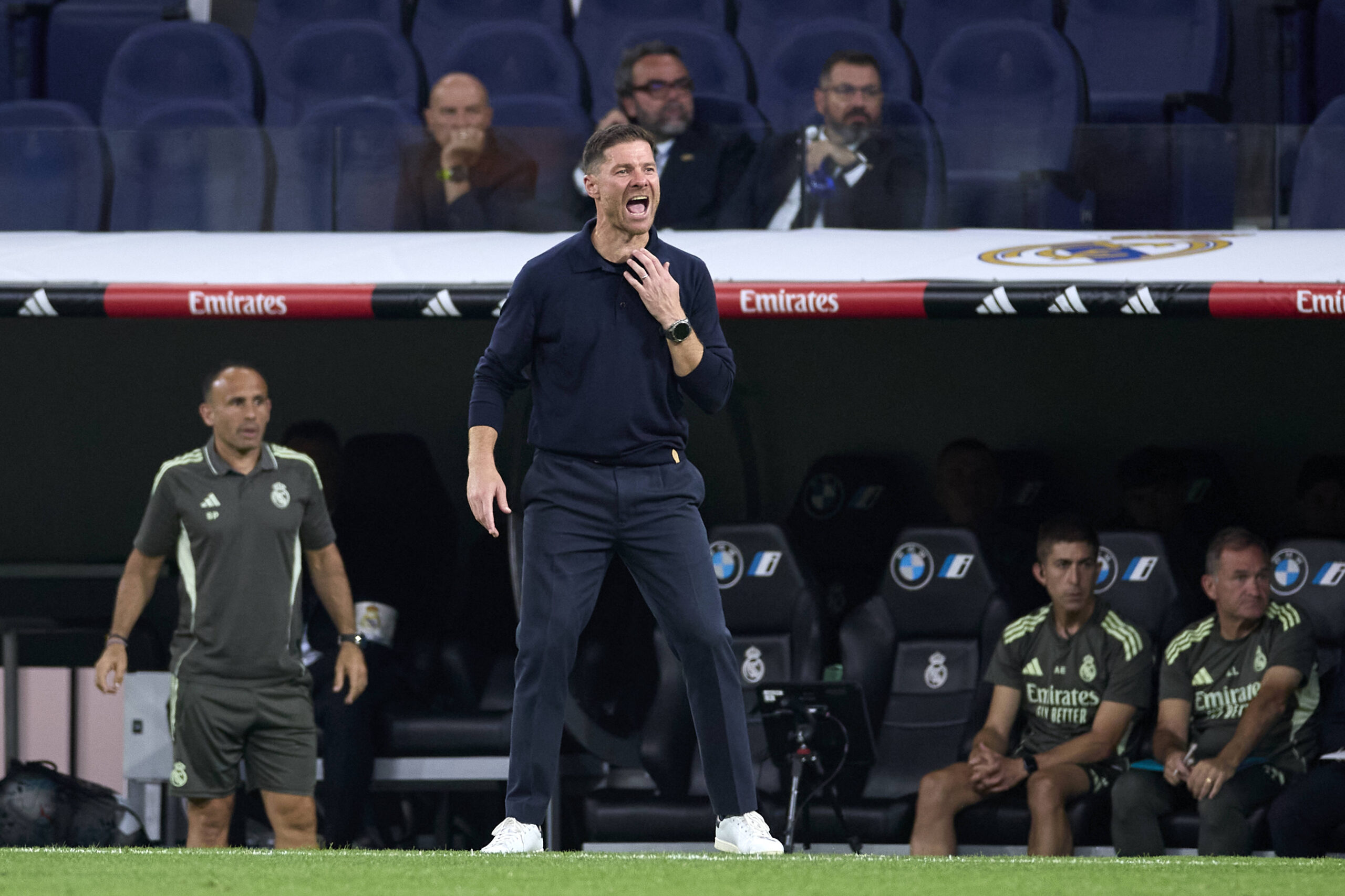 Xabi Alonso head coach of Real Madrid CF reacts during the La Liga EA match between Real Madrid and RCD Mallorca, on August 30, 2025. - 30/08/2025 - Spain / Madrid / Madrid - PUBLICATIONxNOTxINxFRAxRUS LGMx/xLexPictorium LePictorium_0313463
2025.08.30 Madryt
pilka nozna , liga hiszpanska
Real Madryt - RCD Mallorca
Foto IMAGO/PressFocus

!!! POLAND ONLY !!!