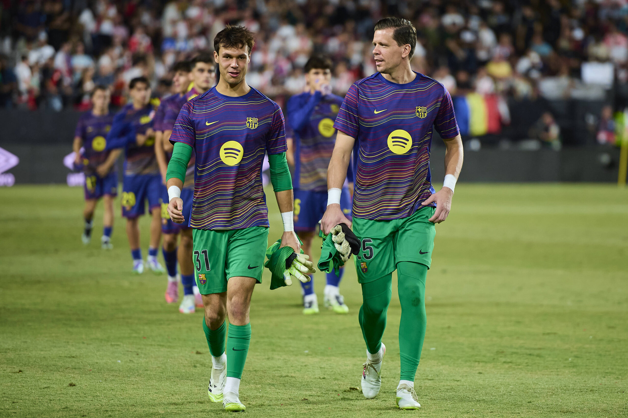 Rayo Vallecano v FC Barcelona, Barca - LaLiga EA Sports MADRID, SPAIN - AUGUST 31: Wojciech Szczesny of FC Barcelona looks on prior to the LaLiga EA Sports match between Rayo Vallecano and FC Barcelona at Campo de Futbol de Vallecas on August 31, 2025 in Madrid, Spain. Photo by Francisco Macia/Photo Players Images/Magara Press Madrid Campo de futbol de Vallecas Madrid Spain Copyright: xFranciscoxMaciax
2025.08.31 Madryt
pilka nozna , liga hiszpanska
Rayo Vallecano - FC Barcelona
Foto IMAGO/PressFocus

!!! POLAND ONLY !!!