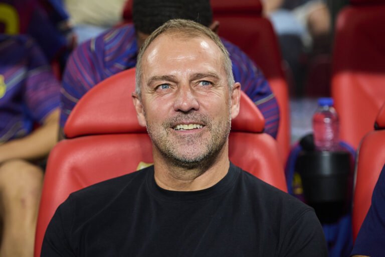 Rayo Vallecano v FC Barcelona, Barca - LaLiga EA Sports MADRID, SPAIN - AUGUST 31: Hansi Flick, head coach of FC Barcelona looks on prior to the LaLiga EA Sports match between Rayo Vallecano and FC Barcelona at Campo de Futbol de Vallecas on August 31, 2025 in Madrid, Spain. Photo by Francisco Macia/Photo Players Images/Magara Press Madrid Campo de futbol de Vallecas Madrid Spain Copyright: xFranciscoxMaciax
2025.09.01 Madryt
pilka nozna , liga hiszpanska
Rayo Vallecano - FC Barcelona
Foto IMAGO/PressFocus

!!! POLAND ONLY !!!