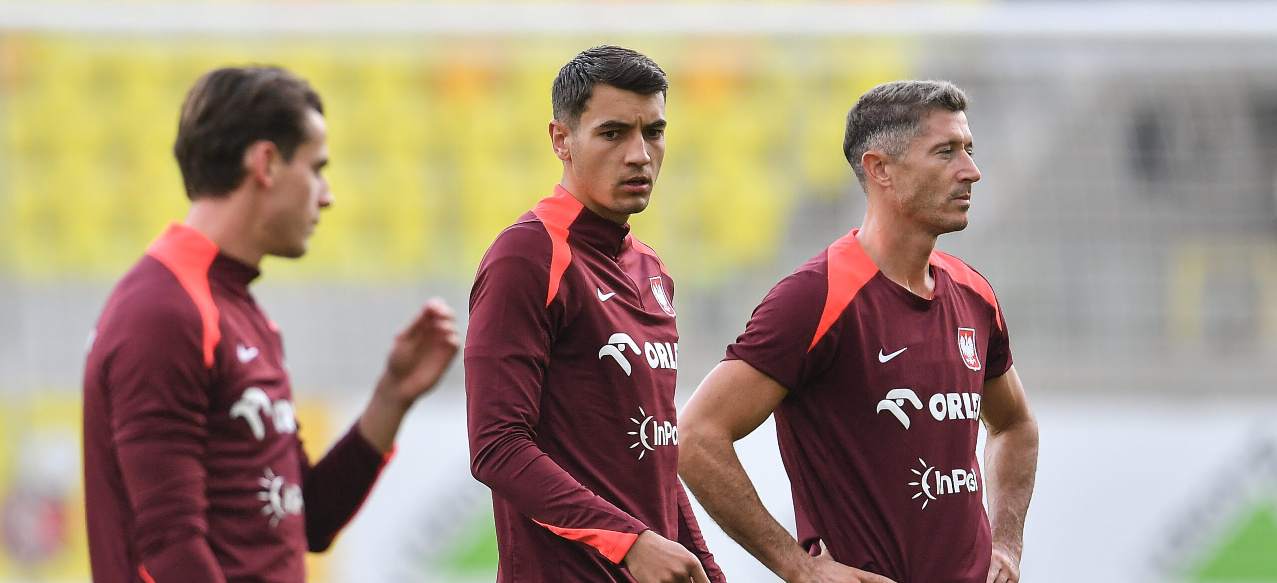 02.09.2025 Katowice
Pilka nozna Reprezentacja Polski  
Trening Reprezentacji Polski przed meczem z Holandia
n/z Jakub Kaminski Jakub Kiwior Robert Lewandowski
Foto Mateusz Sobczak / PressFocus

02.09.2025 Katowice
Football Polish National Team 
Training session ahead of match against Netherlands
Jakub Kaminski Jakub Kiwior Robert Lewandowski
Credit Mateusz Sobczak / PressFocus