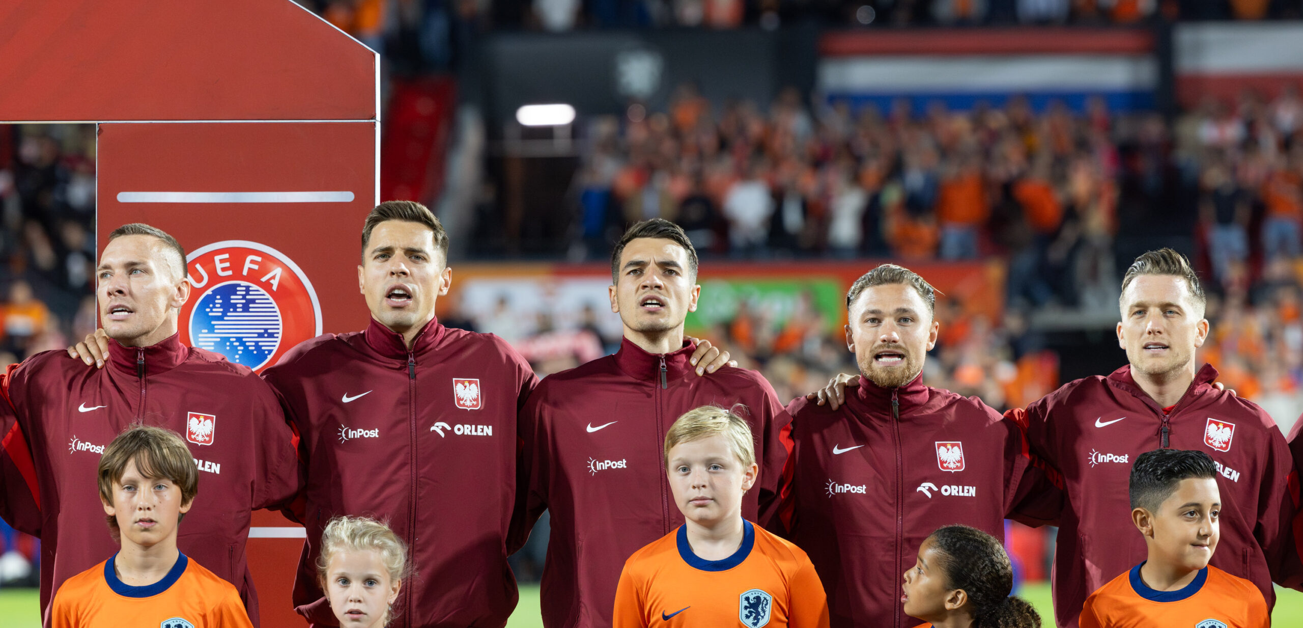 2025.09.04 Rotterdam
pilka nozna Kwalifikacje Mistrzostw Swiata 2026
Holandia - Polska
N/z Lukasz Skorupski, Jan Bednarek, Jakub Kiwior, Matty Cash, Piotr Zielinski
Foto Marcin Karczewski / PressFocus

2025.09.04 Rotterdam
Football - FIFA World Cup 2026 Qualifying round
Netherlands - Poland
Lukasz Skorupski, Jan Bednarek, Jakub Kiwior, Matty Cash, Piotr Zielinski
Credit: Marcin Karczewski / PressFocus