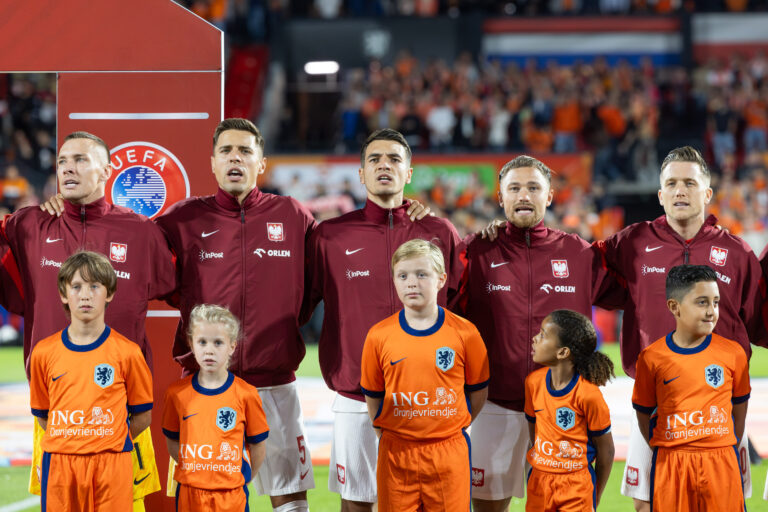 2025.09.04 Rotterdam
pilka nozna Kwalifikacje Mistrzostw Swiata 2026
Holandia - Polska
N/z Lukasz Skorupski, Jan Bednarek, Jakub Kiwior, Matty Cash, Piotr Zielinski
Foto Marcin Karczewski / PressFocus

2025.09.04 Rotterdam
Football - FIFA World Cup 2026 Qualifying round
Netherlands - Poland
Lukasz Skorupski, Jan Bednarek, Jakub Kiwior, Matty Cash, Piotr Zielinski
Credit: Marcin Karczewski / PressFocus