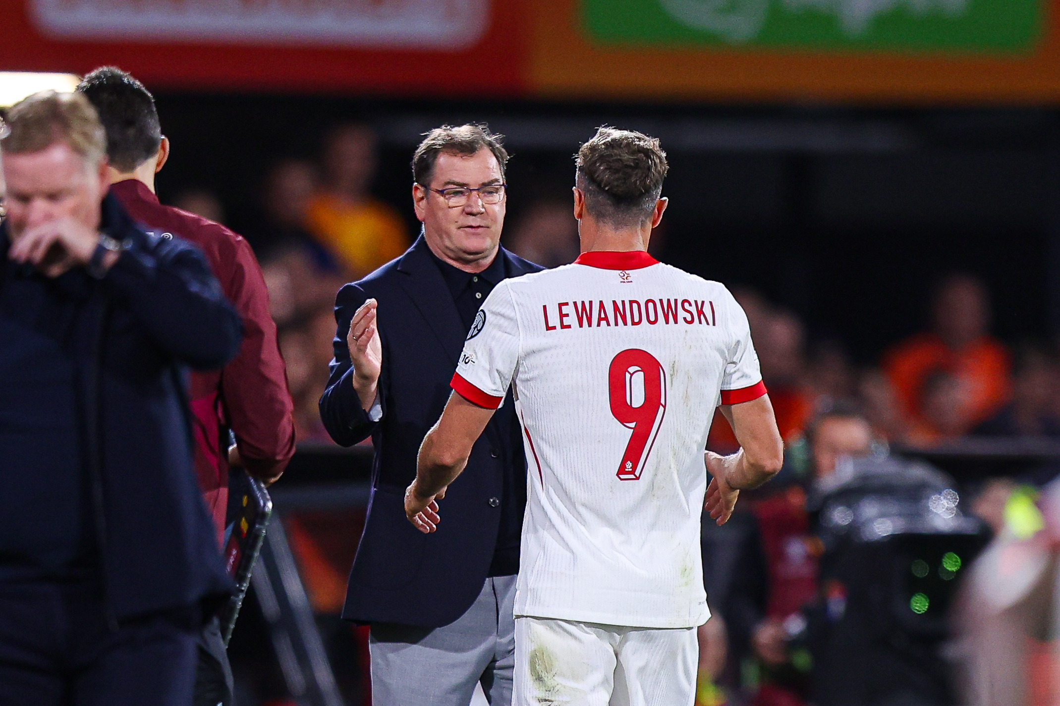 2025.09.04 Rotterdam
pilka nozna Kwalifikacje Mistrzostw Swiata 2026
Holandia - Polska
N/z Robert Lewandowski Jan Urban (trener, head coach)
Foto Pawel Andrachiewicz / PressFocus

2025.09.04 Rotterdam
Football - FIFA World Cup 2026 Qualifying round
Netherlands - Poland
Robert Lewandowski Jan Urban (trener, head coach)
Credit: Pawel Andrachiewicz / PressFocus