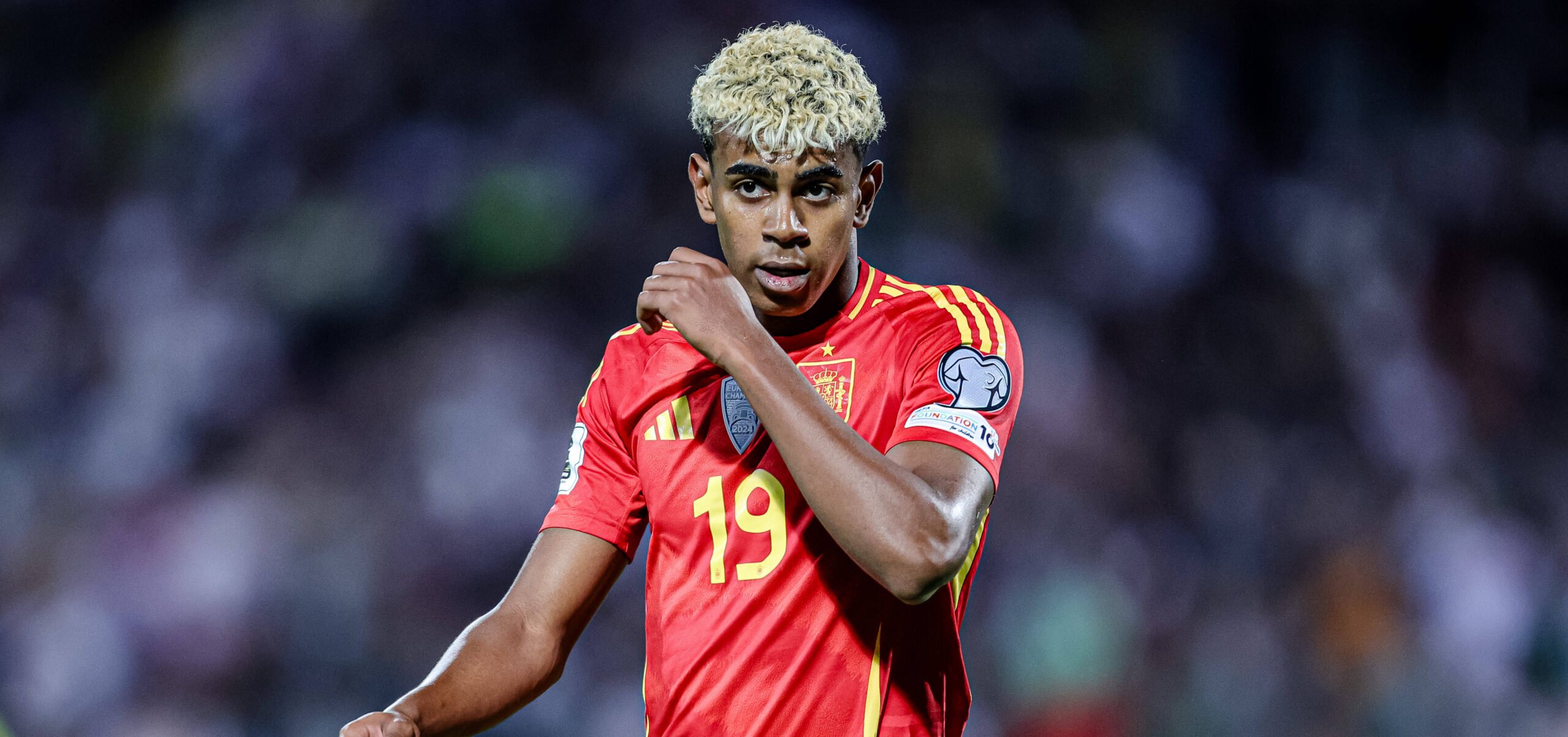 Football - World Cup Qualifiers - Group Stage - Group E - Bulgaria - Spain - 04.09.2025 Lamine Yamal of Spain during World Cup Qualifiers group stage match between Bulgaria and Spain Bulgaria Copyright: xYulianxTodorovx
2025.09.04 Sofia
pilka no?na eliminacje mistrzostw swiata 
Bulgaria - Hiszpania
Foto IMAGO/PressFocus

!!! POLAND ONLY !!!