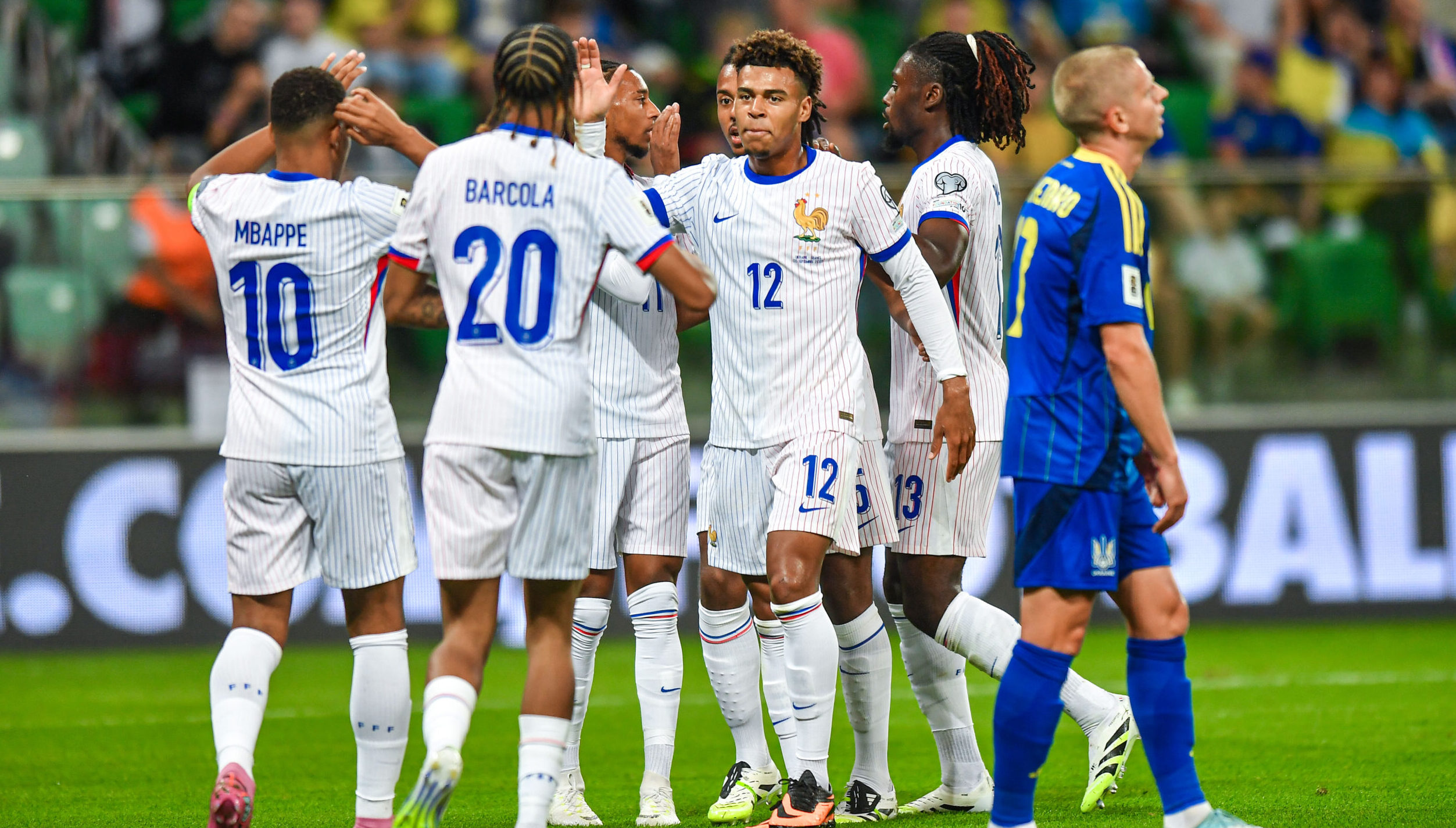 2025.09.05 Wroclaw
Pilka nozna Kwalifikacje do Mistrzostw Swiata 2026 Grupa D Sezon 2025
Ukraina - Francja
N/z Desire Doue, radosc, radosc po golu, radosc po bramce
Foto Marcin Bulanda / PressFocus

2025.09.05 Wroclaw
Football FIFA World Cup 2026 Qualifying Round Phase Group D  Season 2025
Ukraina - Francja
Desire Doue, radosc, radosc po golu, radosc po bramce
Credit: Marcin Bulanda / PressFocus