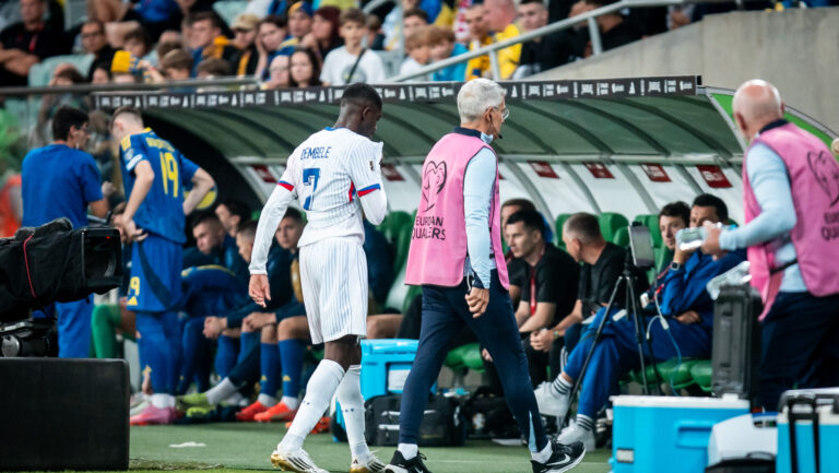 2025.09.05 Wroclaw
pilka nozna Kwalifikacje Mistrzostw Swiata 2026
Ukraina - Francja
N/z Ousmane Dembele kontuzja injury
Foto Mateusz Porzucek PressFocus

2025.09.05 Wroclaw
Football - FIFA World Cup 2026 Qualifying round
Ukraine - France 
Ukraina - Francja
Ousmane Dembele kontuzja injury
Credit: Mateusz Porzucek PressFocus