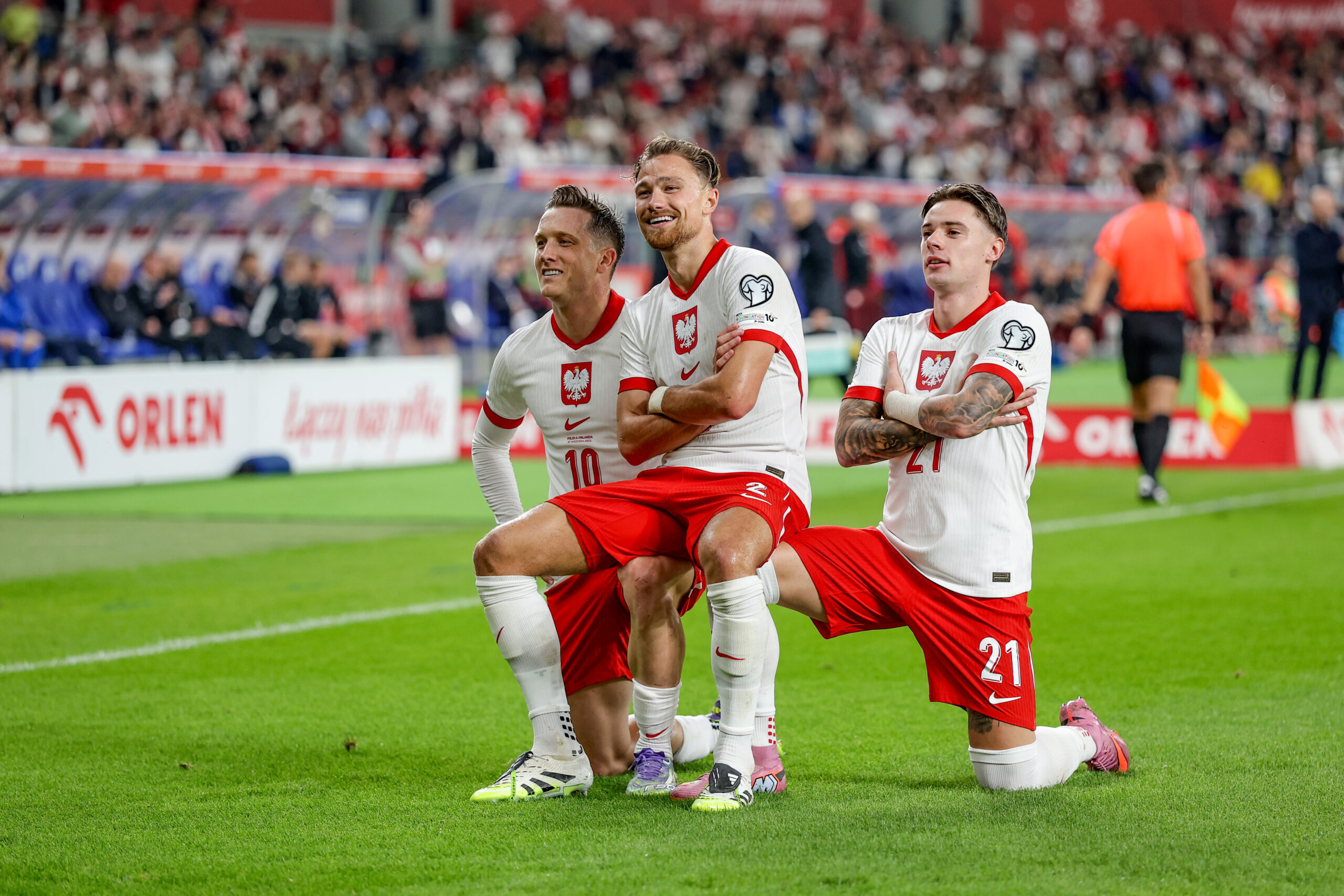 2025.09.07 CHORZOW  STADION SLASKI
MECZ PILKA NOZNA ELIMINACJE MISTRZOSTWA SWIATA
POLSKA vs FINLANDIA
N/Z PIOTR ZIELINSKI MATTY CASH NICOLA ZALEWSKI
FOTO: ARTUR KRASZEWSKI / PRESSFOCUS

2025.09.07 CHORZOW  STADION SLASKI
FOOTBALL WORLD CUP QUALLIFING
POLAND  vs FINLAND
N/Z PIOTR ZIELINSKI MATTY CASH NICOLA ZALEWSKI
FOTO: ARTUR KRASZEWSKI / PRESSFOCUS