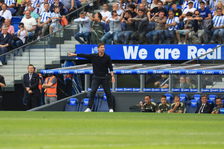 Spain - LaLiga EA Sports - Real Sociedad vs Real Madrid - 13/09/2025 SPAIN, SAN SEBASTIAN, SEPTEMBER 13. Xabi Alonso head Coach of Real Madrid during the LaLiga EA Sports football match between Real Sociedad and Real Madrid CF on September 13, 2025 at Reale Arena in San Sebastian, Spain. Photo by Manuel Blondeau/ AOP.Press San Sebastian Reale Arena Basque Country Spain Copyright: x ManuelxBlondeau/AOP.Pressx AOP20250913-0020
2025.09.13 San Sebastian
pilka nozna , liga hiszpanska
Real Sociedad San Sebastian - Real Madryt
Foto IMAGO/PressFocus

!!! POLAND ONLY !!!