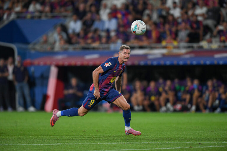 LA LIGA EA SPORTS FC Barcelona, Barca v VALENCIA CF JOHAN CRUYFF STADIUM,BARCELONA. Sep 14,2025 FC BARCELONA vs VALENCIA CF. Sep 14,2025 Robert Lewandowski 9 of FC Barcelona during the match between FC Barcelona and Valencia CF corresponding to fourth day of LA LIGA EA SPORTS at the Johan Cruyff Stadium in Barcelona, Spain, on Sep 14, 2025. Barcelona ESP Copyright: xS.xRosx
2025.09.14 Barcelona 
pilka nozna liga hiszpanska
FC Barcelona - Valencia CF
Foto IMAGO/PressFocus

!!! POLAND ONLY !!!