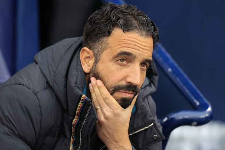 Manchester City v Manchester United, ManU Premier League 14/09/2025. Ruben Amorim the Manchester United manager ahead of the Premier League match between Manchester City and Manchester United at the Etihad Stadium, Manchester, England on 14 September 2025. Manchester Etihad Stadium Manchester England Editorial use only DataCo restrictions apply See www.football-dataco.com , Copyright: xConorxMolloyx PSI-22824-0123
2025.09.14 Manchester
pilka nozna liga angielska
Premier League sezon 2025/2026
Foto IMAGO/PressFocus

!!! POLAND ONLY !!!