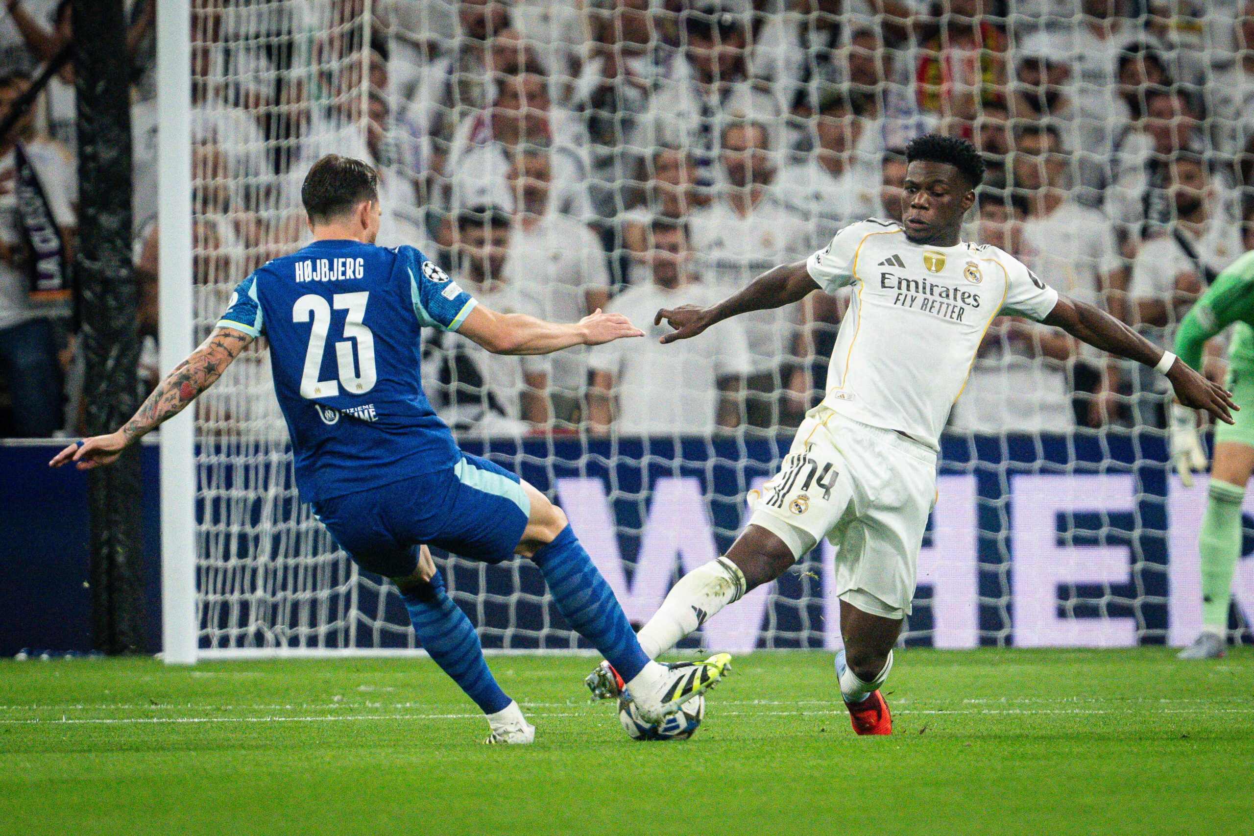Aurelien TCHOUAMENI of Real Madrid during the UEFA Champions League, League phase, Matchday 1 football match between Real Madrid CF and Olympique de Marseille on 16 September 2025 at Santiago Bernabeu stadium in Madrid, Spain (Photo by /Sipa USA)
2025.09.16 Madryt
pilka nozna liga mistrzow
Real Madryt - Olympique Marsylia
Foto IPA/SIPA USA/PressFocus

!!! POLAND ONLY !!!