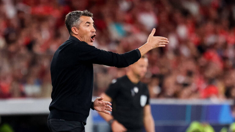 SL Benfica v Qarabag Futbol Klubu - UEFA Champions League 2025/2026 Treinador portugues do SL Benfica Bruno Lage durante a partida entre SL Benfica v Qarabag Futbol Klubu, valida pela UEFA Champions League 2025/2026 no Estadio da Luz, Portugal Foto de Diogo Faria Reis/Avant Sports Lisboa Estadio da Luz Portugal Copyright: xDiogoxFariaxReis/AvantxSportsx
2025.09.16 Lizbona
pilka nozna liga mistrzow
SL Benfica - Karabach Agdam
Foto IMAGO/PressFocus

!!! POLAND ONLY !!!