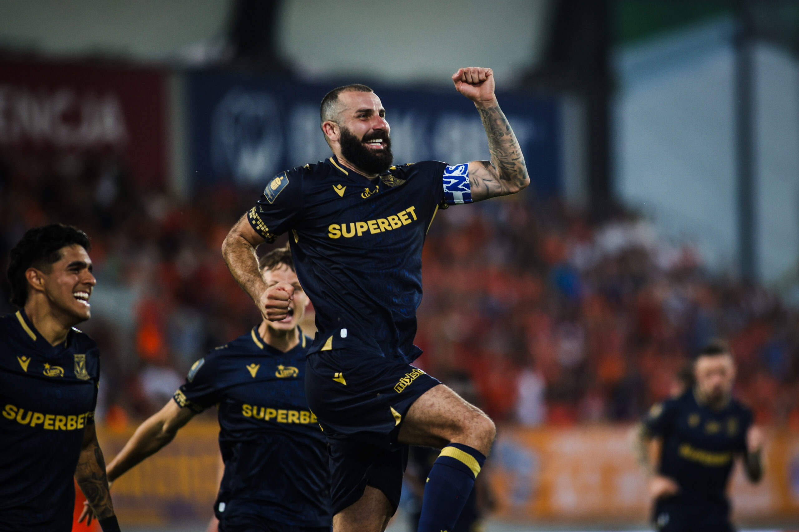 2025.09.20 Nieciecza
Pilka nozna PKO Ekstraklasa 2025/2026
Bruk-Bet Termalica Nieciecza - Lech Poznan
N/z gol bramka radosc Mikael Ishak
Foto Marta Badowska / PressFocus

2025.09.20 Nieciecza
Football Polish PKO Ekstraklasa Season 2025/2026
gol bramka radosc Mikael Ishak
Credit: Marta Badowska / PressFocus