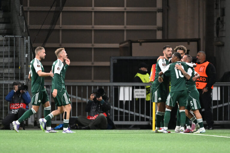 BERN, SWITZERLAND - SEPTEMBER 25: Anass Zaroury of Panathinaikos celebrating his goal 0:2 with the teammates during the UEFA Europa League 2025/26 League Phase MD1 match between BSC Young Boys and Panathinaikos FC at Stadion Wankdorf on September 25, 2025 in Bern, Switzerland.  (Photo by Manuel Winterberger/Just Pictures/Sipa USA)
2025.09.25 Berno
pilka nozna liga Europy
Young Boys Berno - Panathinaikos Ateny
Foto Just Pictures/SIPA USA/PressFocus

!!! POLAND ONLY !!!