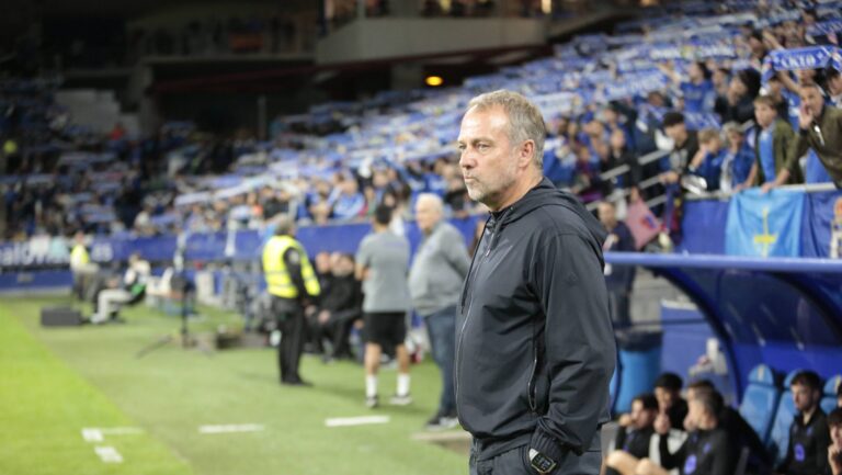 Spanish La Liga EA Sports soccer match Real Oviedo vc FC Barcelona at Carlos Tartiere stadium in Oviedo, Asturias, Spain 25 september 2025
Hans Flick

(Photo by Cordon Press/Sipa USA)
2025.09.25 Oviedo
pilka nozna liga hiszpanska
Real Oviedo - FC Barcelona
Foto Cordon Press/SIPA USA/PressFocus

!!! POLAND ONLY !!!
