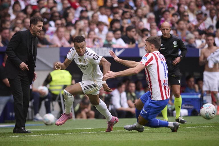 Spanish La Liga EA Sports soccer match Atletico Madrid vs Real Madrid at Riyadh Air Metropolitano stadium in Madrid, Spain. 27 September 2025
Kylian Mbappe

(Photo by Cordon Press/Sipa USA)
2025.09.27 Madryt
pilka nozna liga hiszpanska
Atletico Madryt - Real Madryt
Foto Cordon Press/SIPA USA/PressFocus

!!! POLAND ONLY !!!