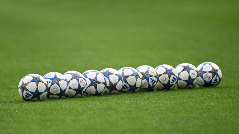 a official balls of Champion League 2025-26  during  Atalanta BC vs Club Brugge KV, UEFA Champions League football match in Bergamo, Italy, September 30 2025 (Photo by Gianluca Ricci/IPA Sport / ipa-agency.net/IPA/Sipa USA)
2025.09.30 Bergamo
pilka nozna liga mistrzow
Atalanta Bergamo - Club Brugge
Foto IPA/SIPA USA/PressFocus

!!! POLAND ONLY !!!