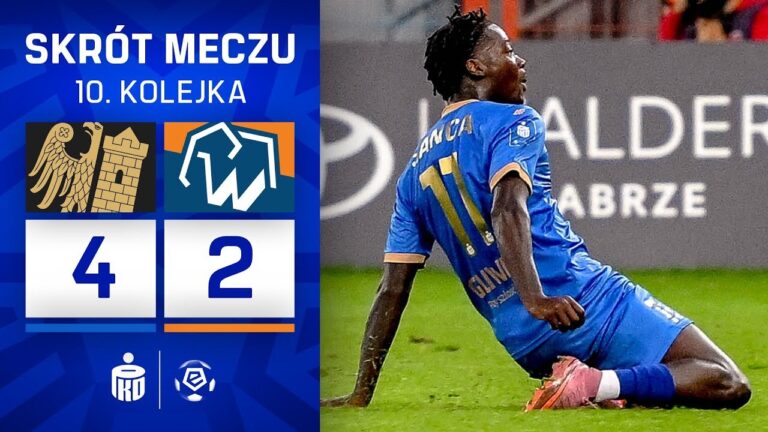 SKRÓT MECZU: Piast Gliwice 4:2 Bruk-Bet Termalica Nieciecza