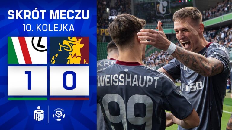 SKRÓT MECZU: Legia Warszawa 1:0 Pogoń Szczecin