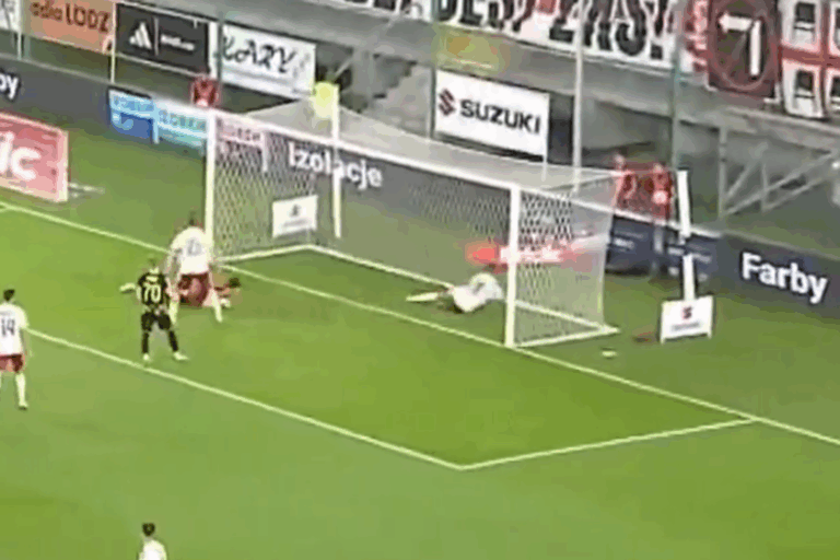 Kosmiczna interwencja w Betclic 1. Lidze! Wybicie z linii bramkowej [WIDEO]