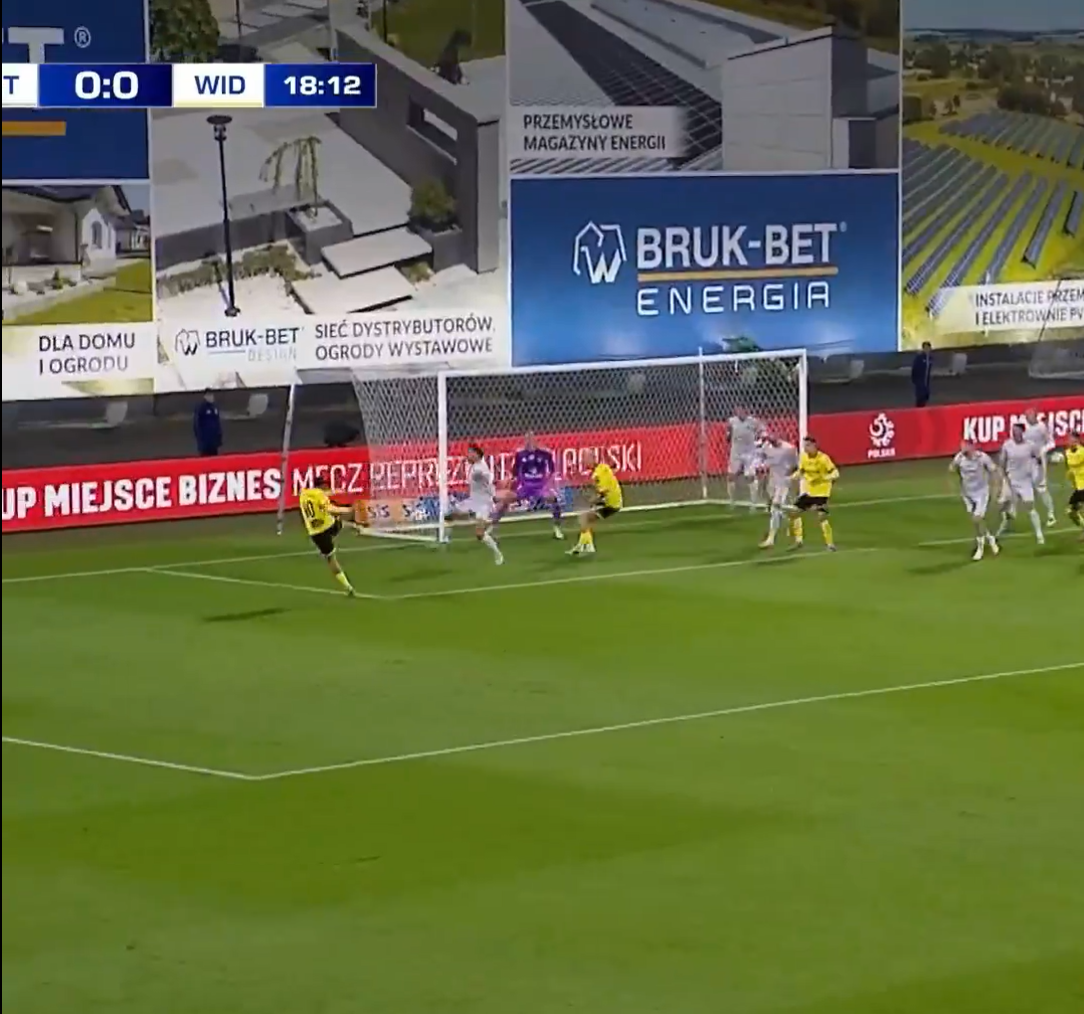 Piękne trafienie w PP! Widzew Łódź na prowadzeniu [WIDEO]