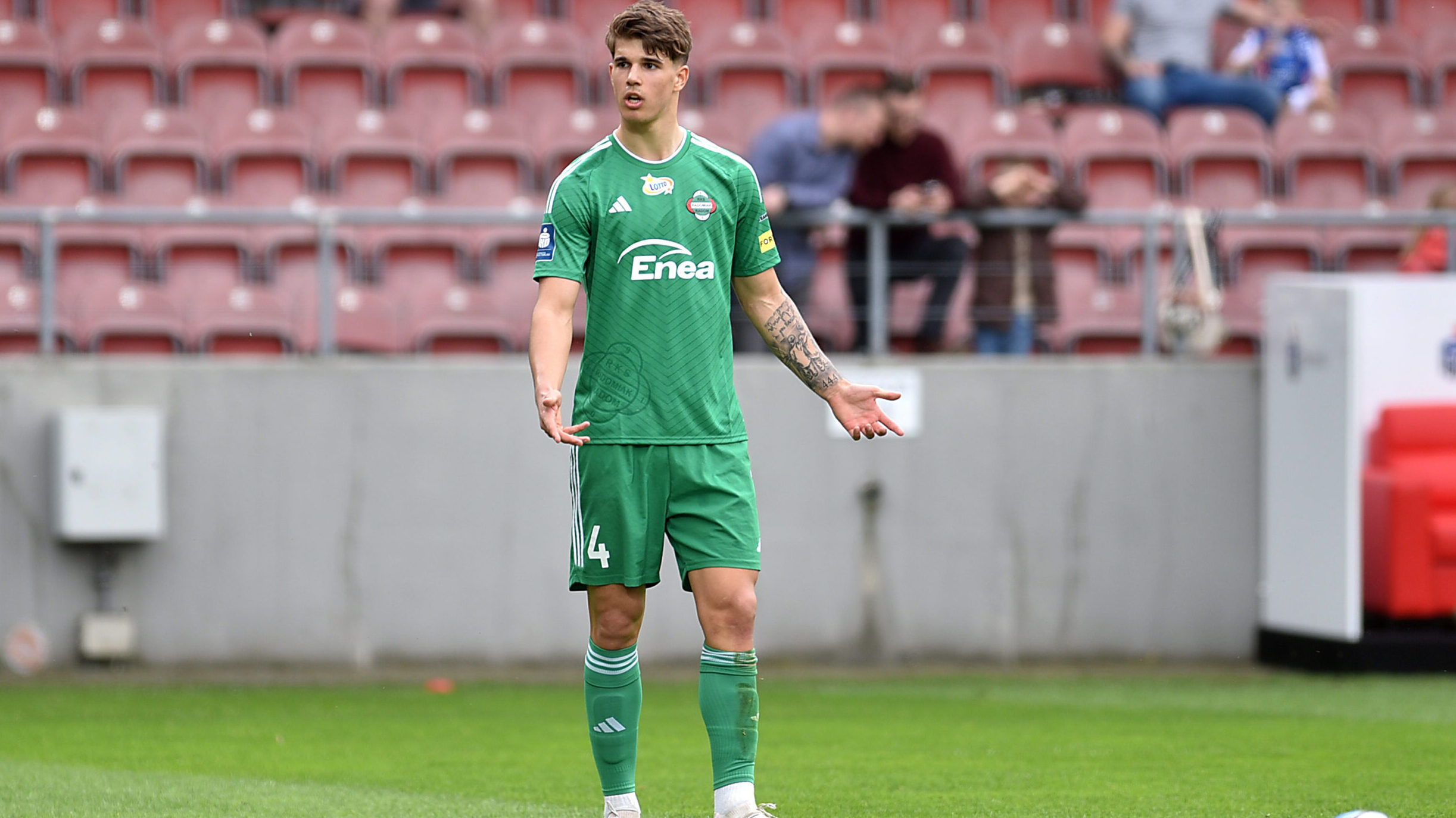 2024.04.01 Krakow
Pilka nozna, PKO BP Ekstraklasa, sezon 2023/2024
Puszcza Niepolomice - Radomiak Radom
N/z Luka Vuskovic
Foto Krzysztof Porebski / PressFocus

2024.04.01 Krakow
Football, Polish top league - first level, 2023/24 season
Puszcza Niepolomice - Radomiak Radom
Luka Vuskovic
Credit: Krzysztof Porebski / PressFocus