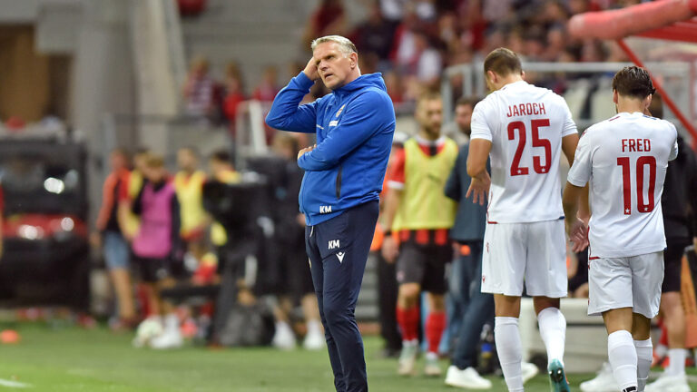 2024.08.08 Trnawa
Pilka nozna, UEFA Liga Konferencji, sezon 2024/2025
Spartak Trnawa - Wisla Krakow
N/z Kazimierz Moskal
Foto Krzysztof Porebski / PressFocus

2024.08.08 Trnawa
Football, UEFA Europa League, 2024/25 season
Spartak Trnava - Wisla Krakow
Kazimierz Moskal
Credit: Krzysztof Porebski / PressFocus
