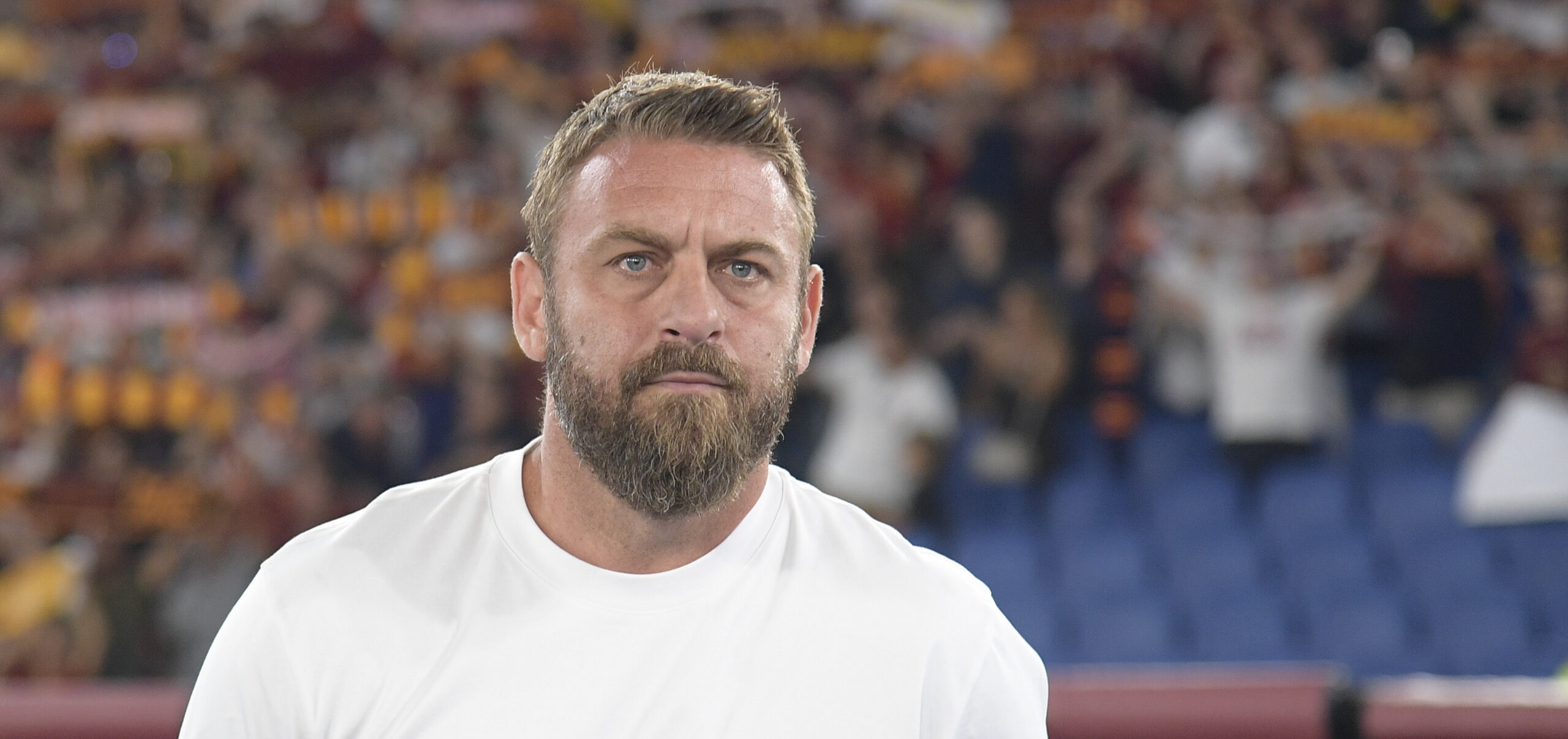 Roma’s head coach Daniele De Rossi during the Serie A Enilive soccer match between AS Roma and Empoli FC at the Rome&#039;s Olympic stadium, Italy - Sunday, August 25, 2024. Sport - Soccer. (Photo by Fabrizio Corradetti / LaPresse) (Photo by Fabrizio Corradetti/LaPresse/Sipa USA)
2024.08.25 Roma
pilka nozna liga wloska
AS Roma - Empoli
Foto Fabrizio Corradetti/LaPresse/SIPA USA/PressFocus

!!! POLAND ONLY !!!