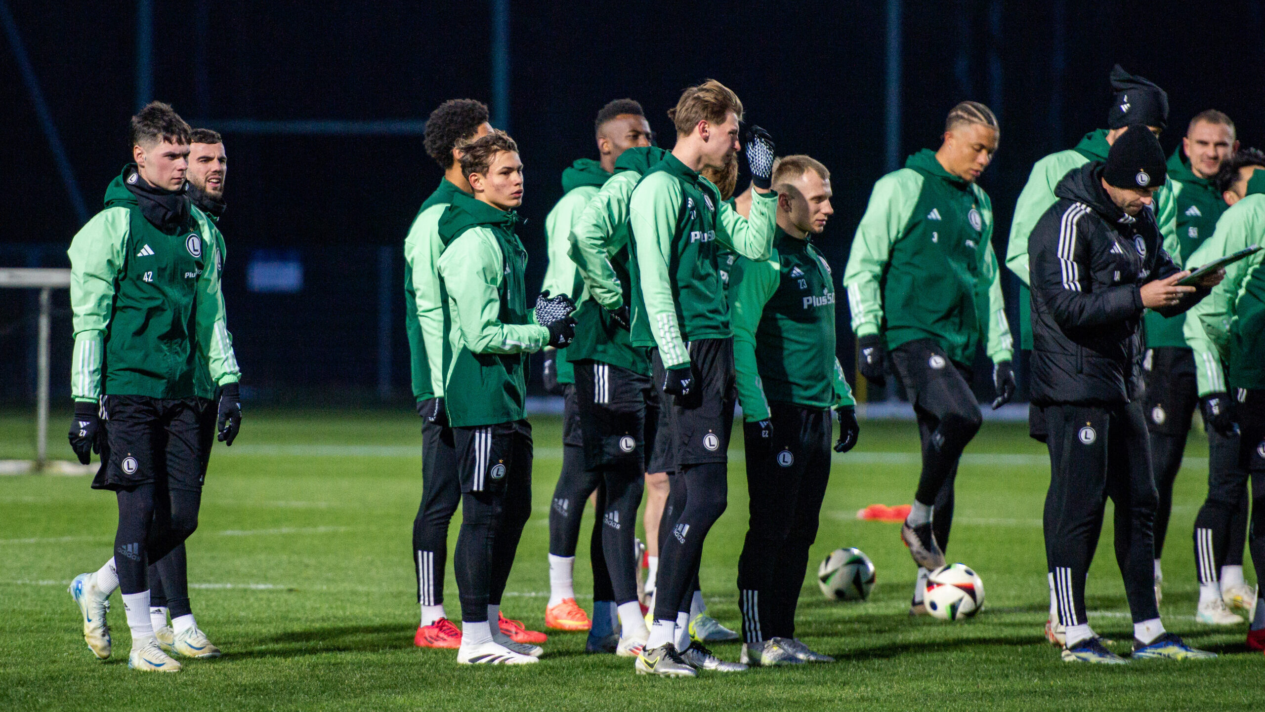2025.01.06 Ksiazenice Urszulin
pilka nozna Legia Traning Center
trening Legia Warszawa
N/z Sergio Barcia Jurgen Celhaka Aleksander Wyganowski Jan Ziolkowski Patryk Kun
Foto Wojciech Dobrzynski / Legionisci.com / PressFocus

2025.01.06 Ksiazenice Urszulin Poland
football Legia Traning Center
training session Legia Warsaw

Credit: Wojciech Dobrzynski / Legionisci.com / PressFocus