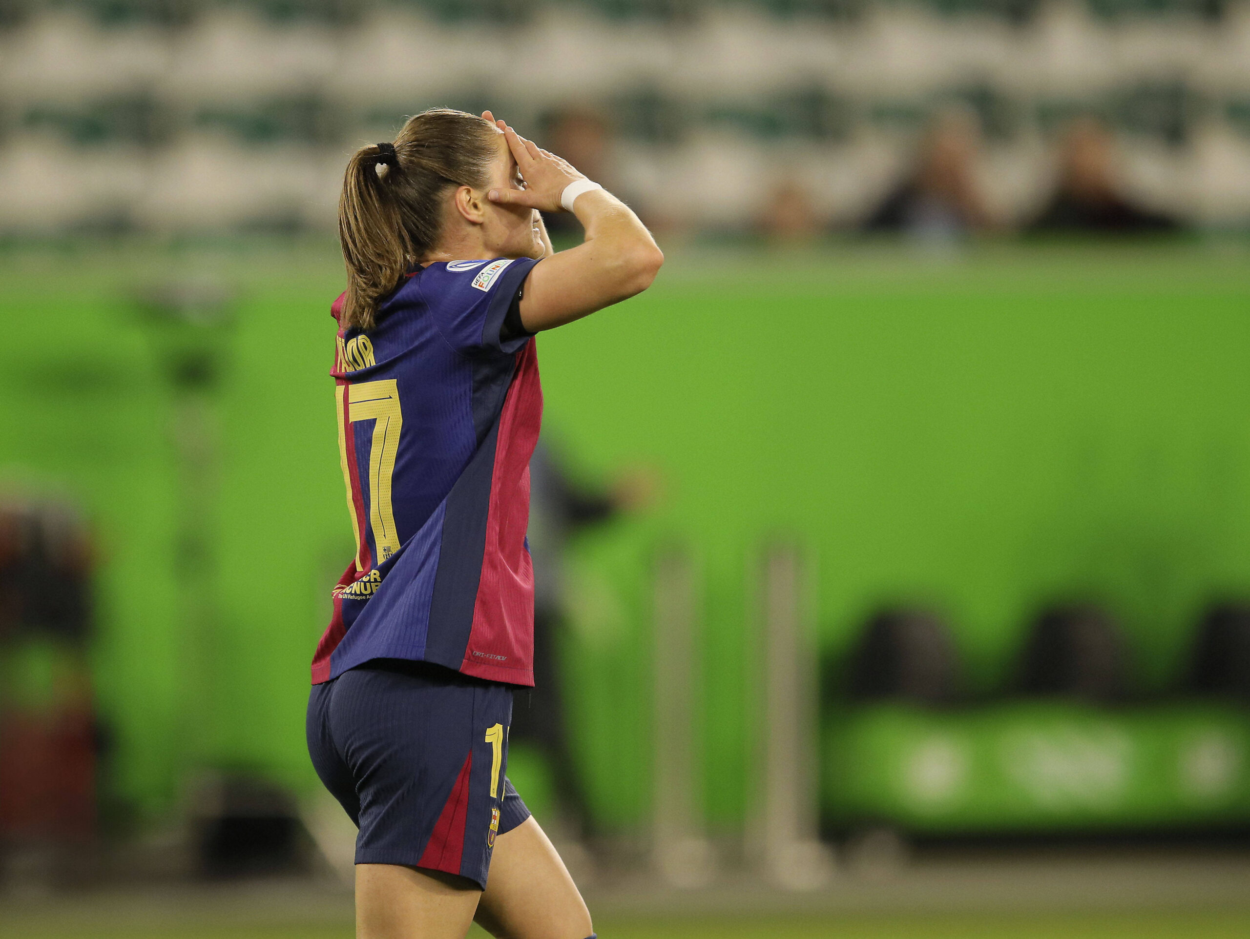 Foto : skeptische Miene bei ... Ewa PAJOR Barcelona Fussball Championsleague der Frauen Viertelfinale am Mi. 19.03.2025 VfL Wolfsburg - CF Barcelona *** Photo skeptical face at Ewa PAJOR Barcelona Football Womens Champions League quarter-final on Wed 19 03 2025 VfL Wolfsburg CF Barcelona
2025.03.19 Wolfsburg
pilka nozna kobiet , Liga Mistrzyn
VfL Wolfsburg - FC Barcelona
Foto IMAGO/PressFocus

!!! POLAND ONLY !!!